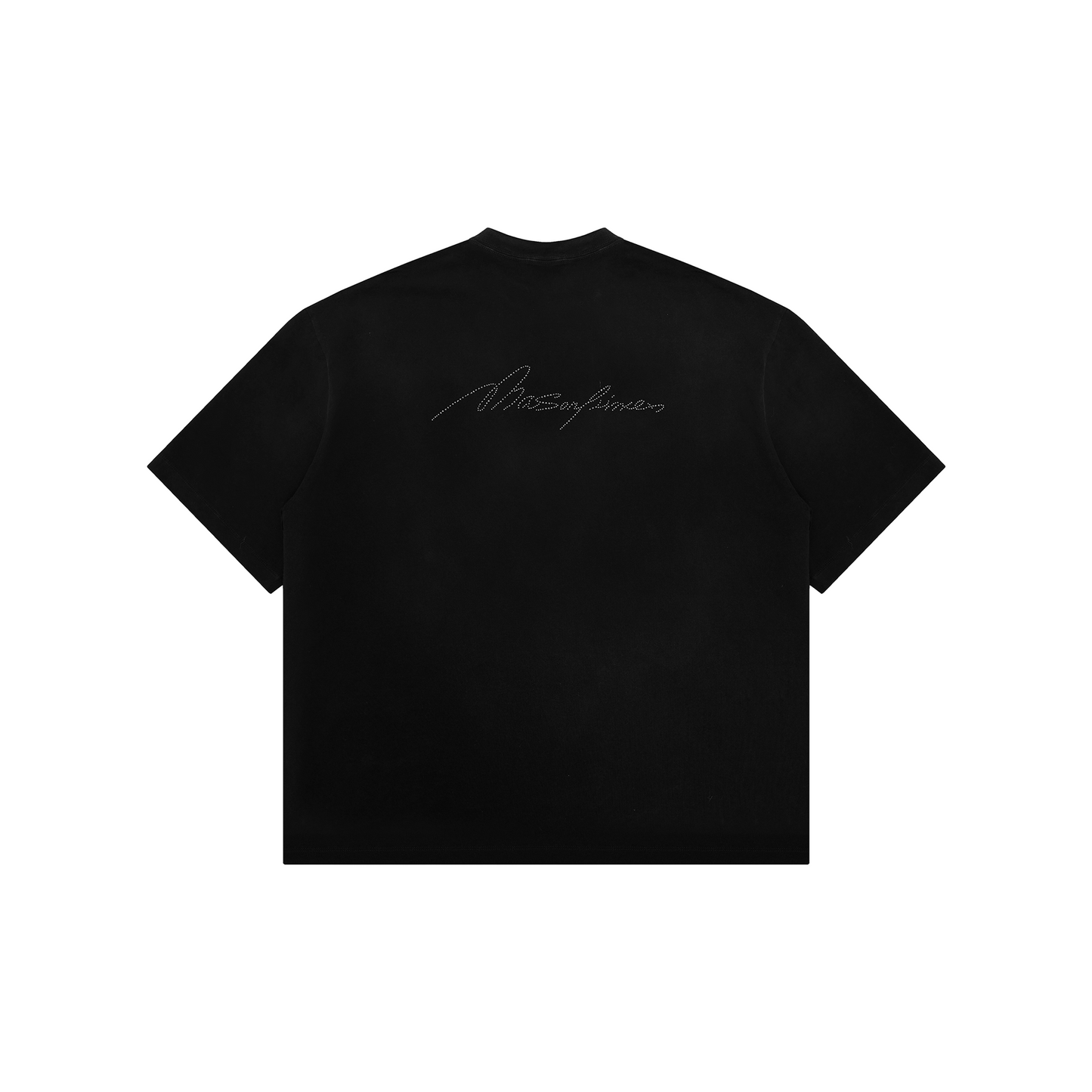 MASONPRINCE Fireworks Rhinestone Distressed S/S Tee Black (SS26)