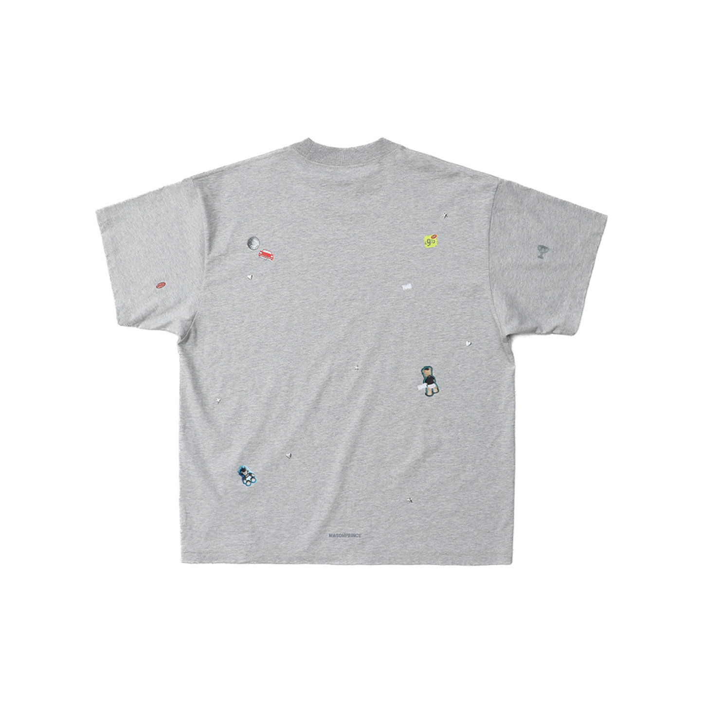 MASONPRINCE Fun Earth Series Summer Holiday Knitted Tee Heather Grey (SS25)