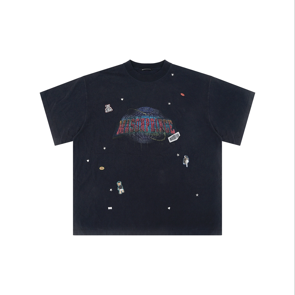 MASONPRINCE Fun Earth Series Summer Holiday Knitted Tee Nautical Blue (SS25)