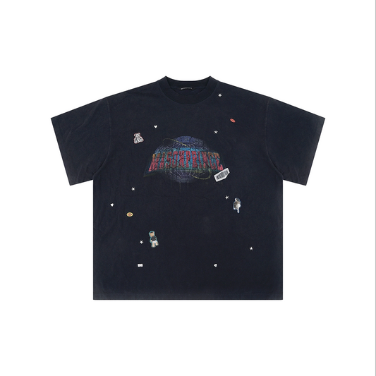 MASONPRINCE Fun Earth Series Summer Holiday Knitted Tee Nautical Blue (SS25)