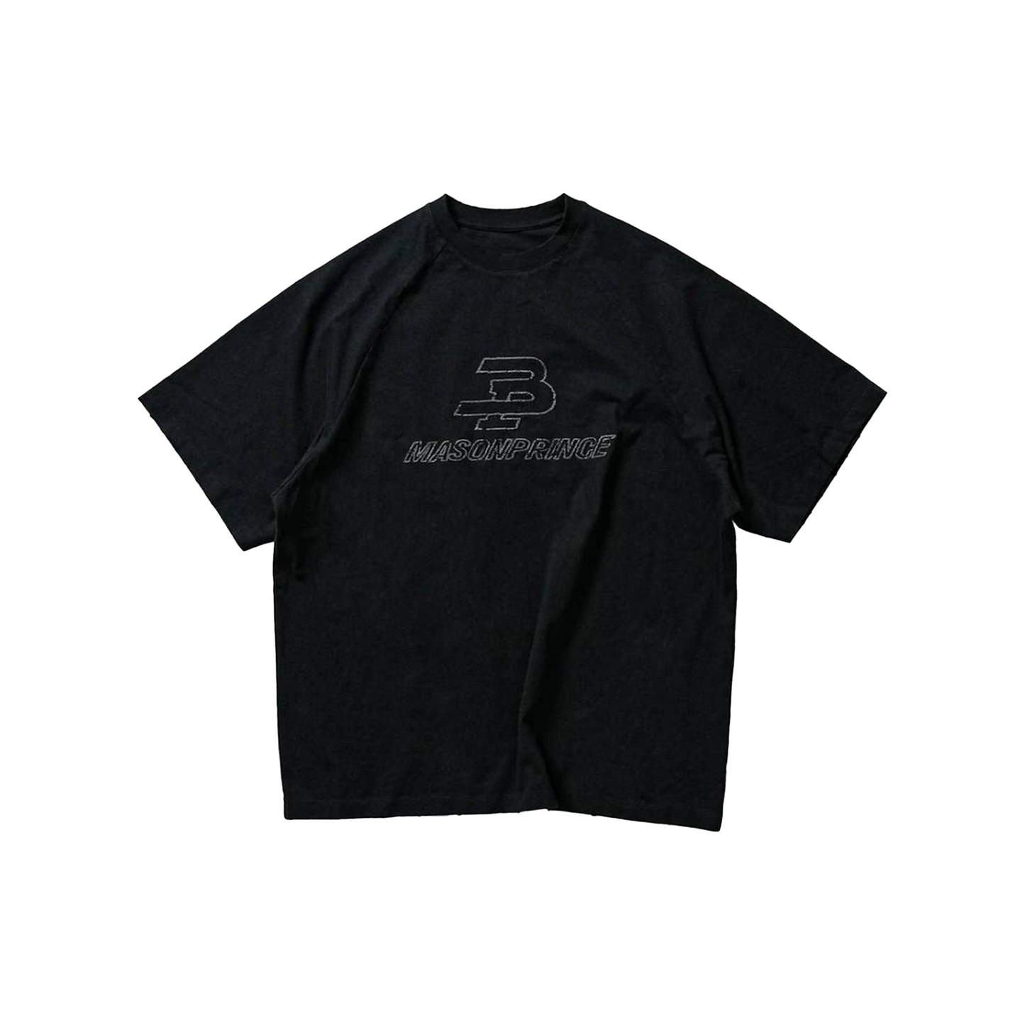 MASONPRINCE MP Logo Embroidery Tee Black (SS24)