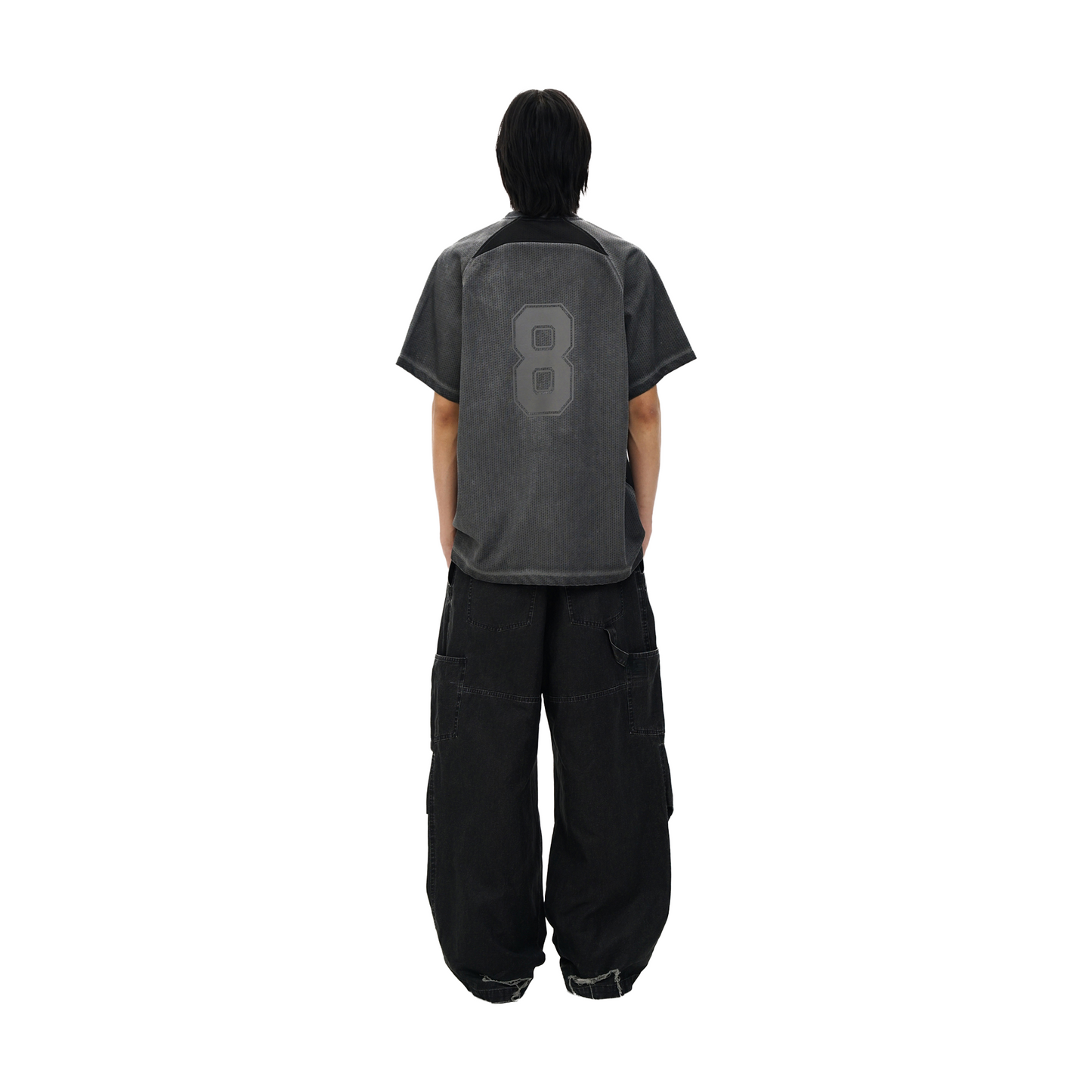 MASONPRINCE Mesh Colour Number 8 Jersey Iron Grey (SS25)