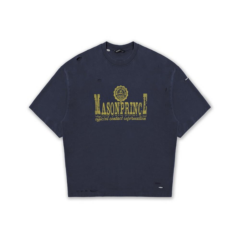 MASONPRINCE Official Logo Tee Navy