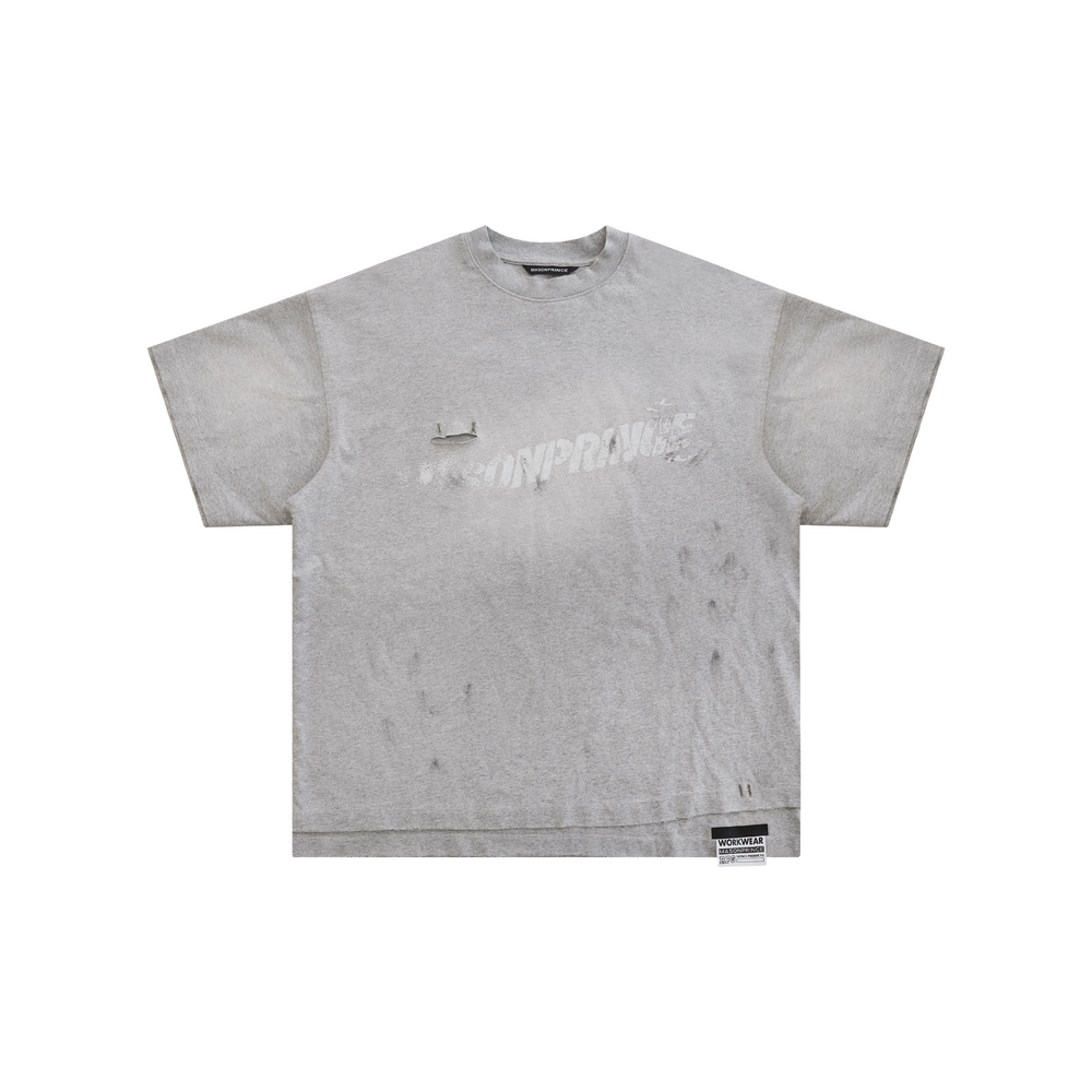 MASONPRINCE Painted Body Tee Flower Grey (SS26)