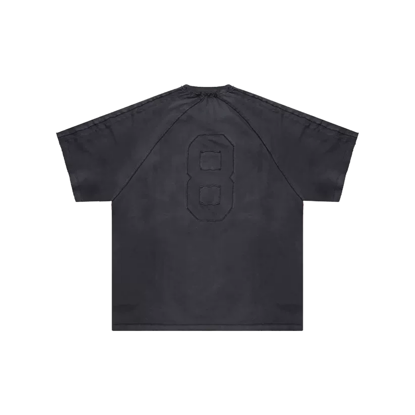 MASONPRINCE Reconstructed Applique Embroidered Tee Iron Ash (SS26)