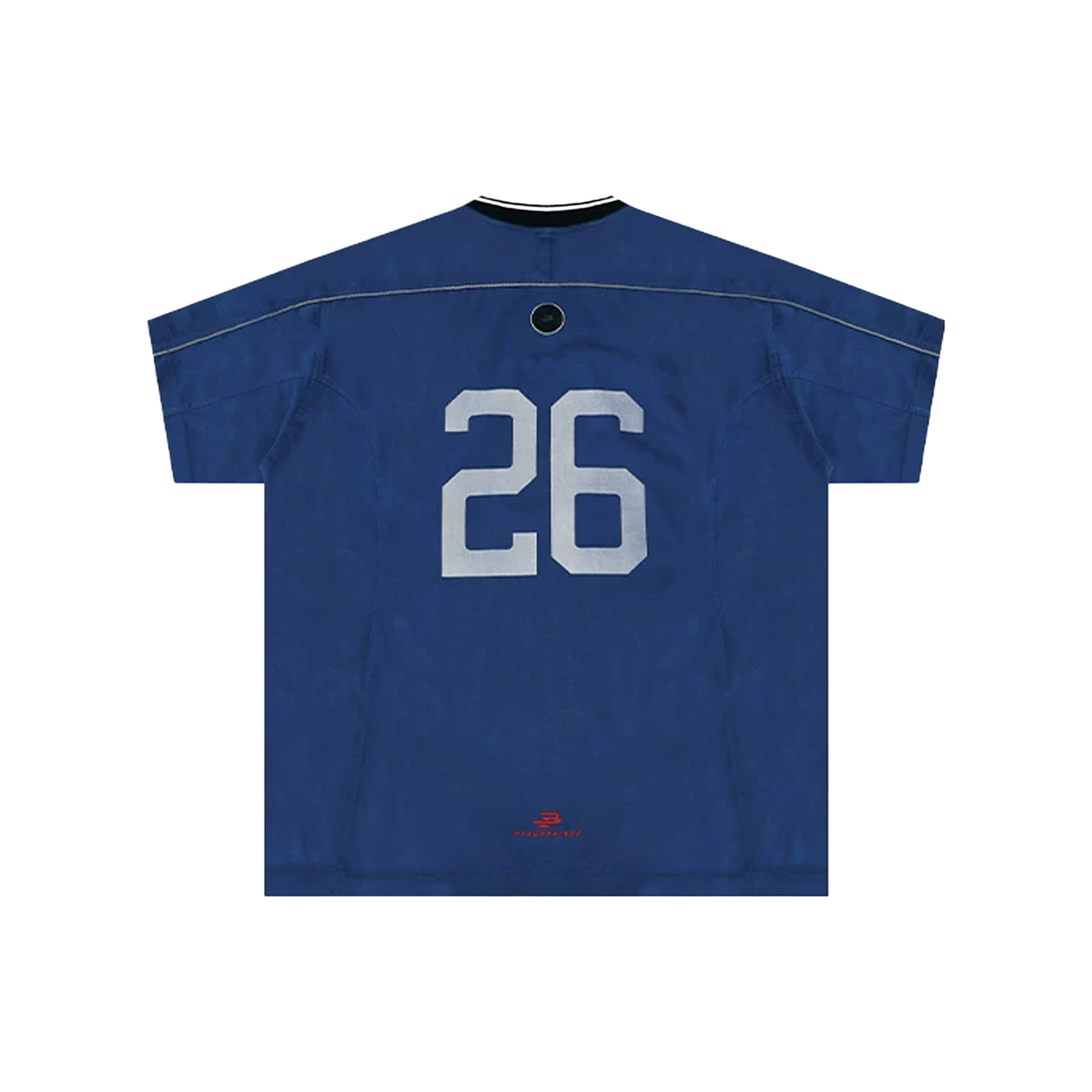 MASONPRINCE Reconstructed Appliqué Embroidery Tee Blue (SS26)
