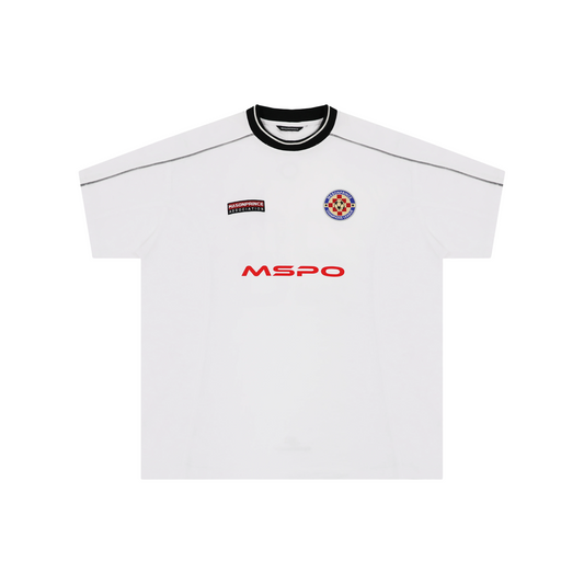 MASONPRINCE Reconstructed Appliqué Embroidery Tee White (SS26)