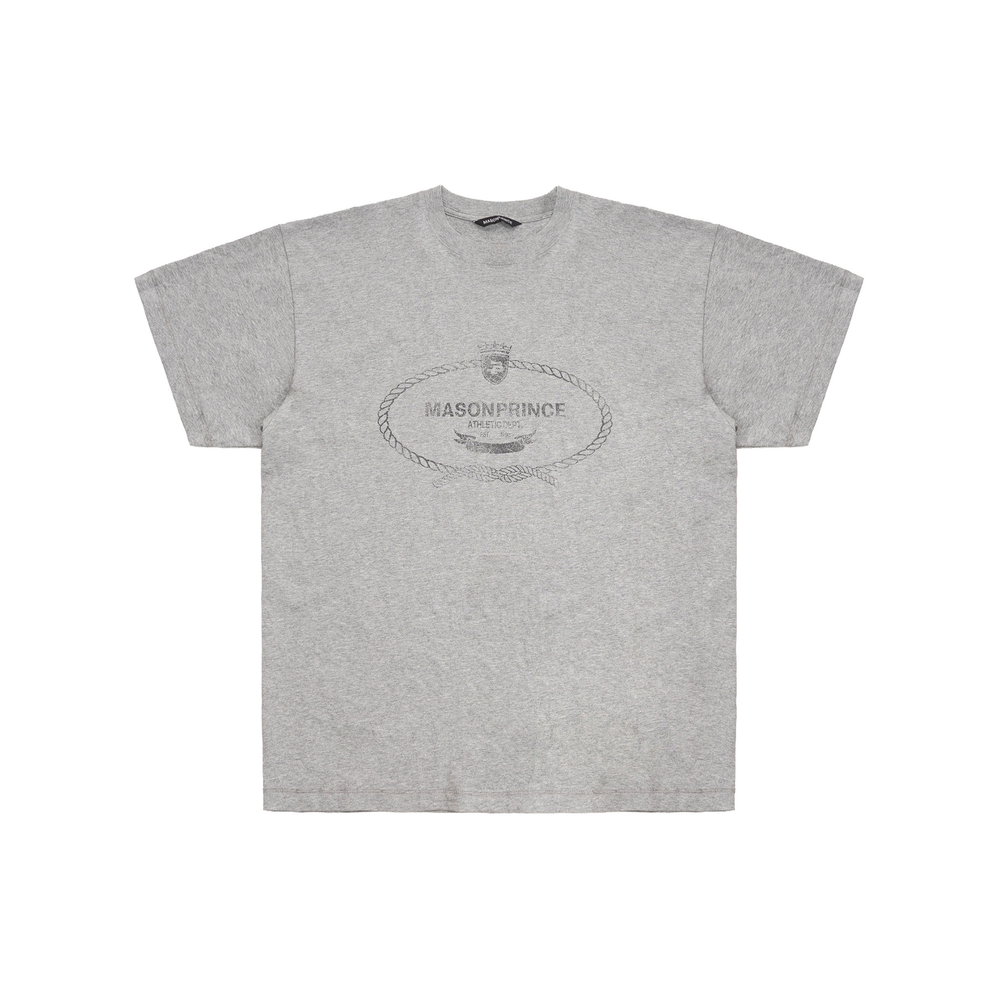 MASONPRINCE Summer Series Vintage Washed Knot Pleated Travel Tee Grey (SS25)