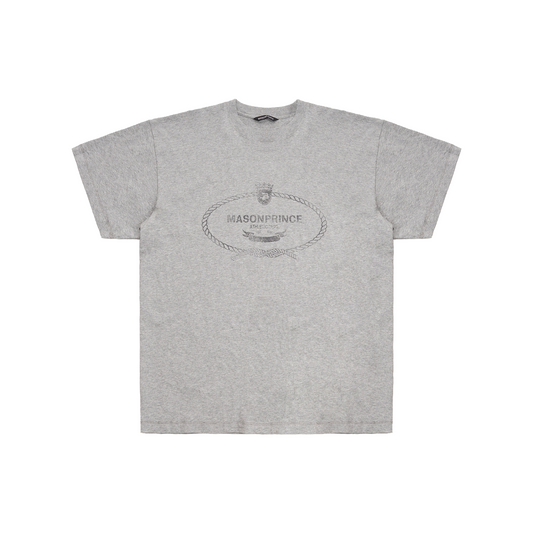 MASONPRINCE Summer Series Vintage Washed Knot Pleated Travel Tee Grey (SS25)