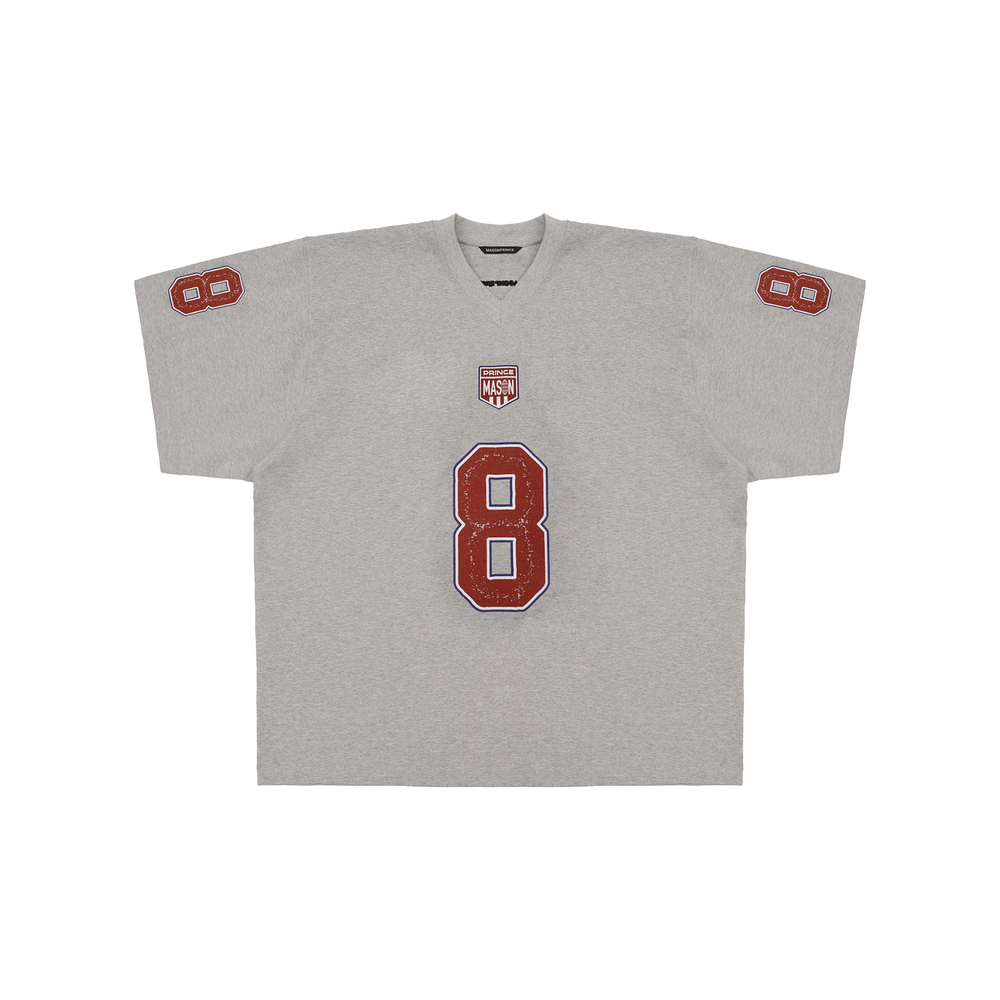 MASONPRINCE Wide Version Digital Short Tee Floral Grey (SS25)