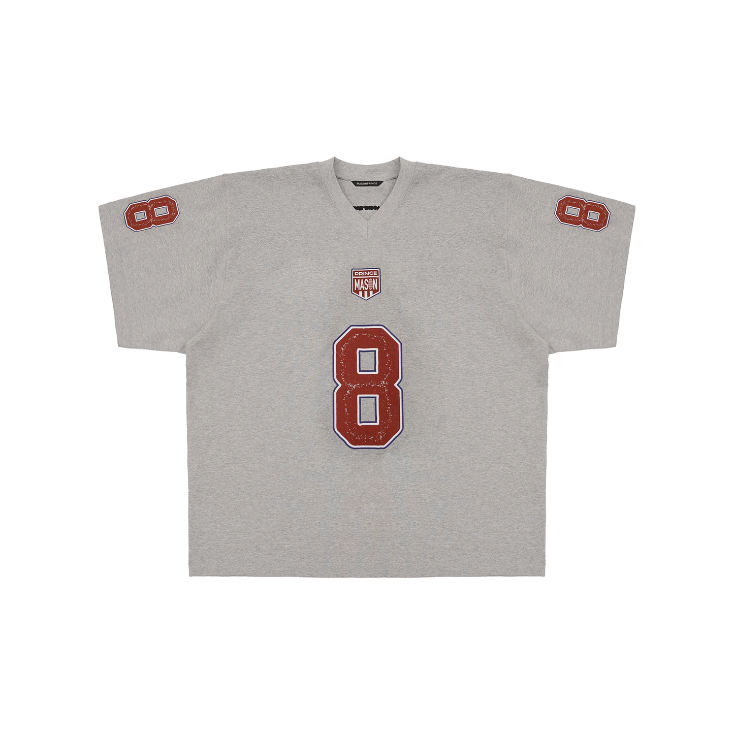 MASONPRINCE Wide Version Digital Short Tee Floral Grey (SS25)