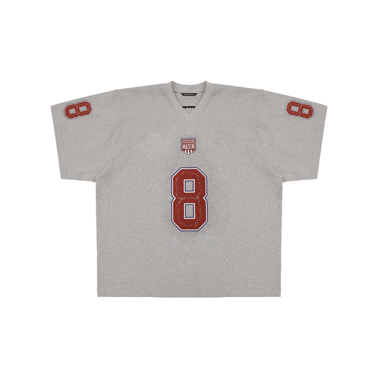 MASONPRINCE Wide Version Digital Short Tee Floral Grey (SS25)