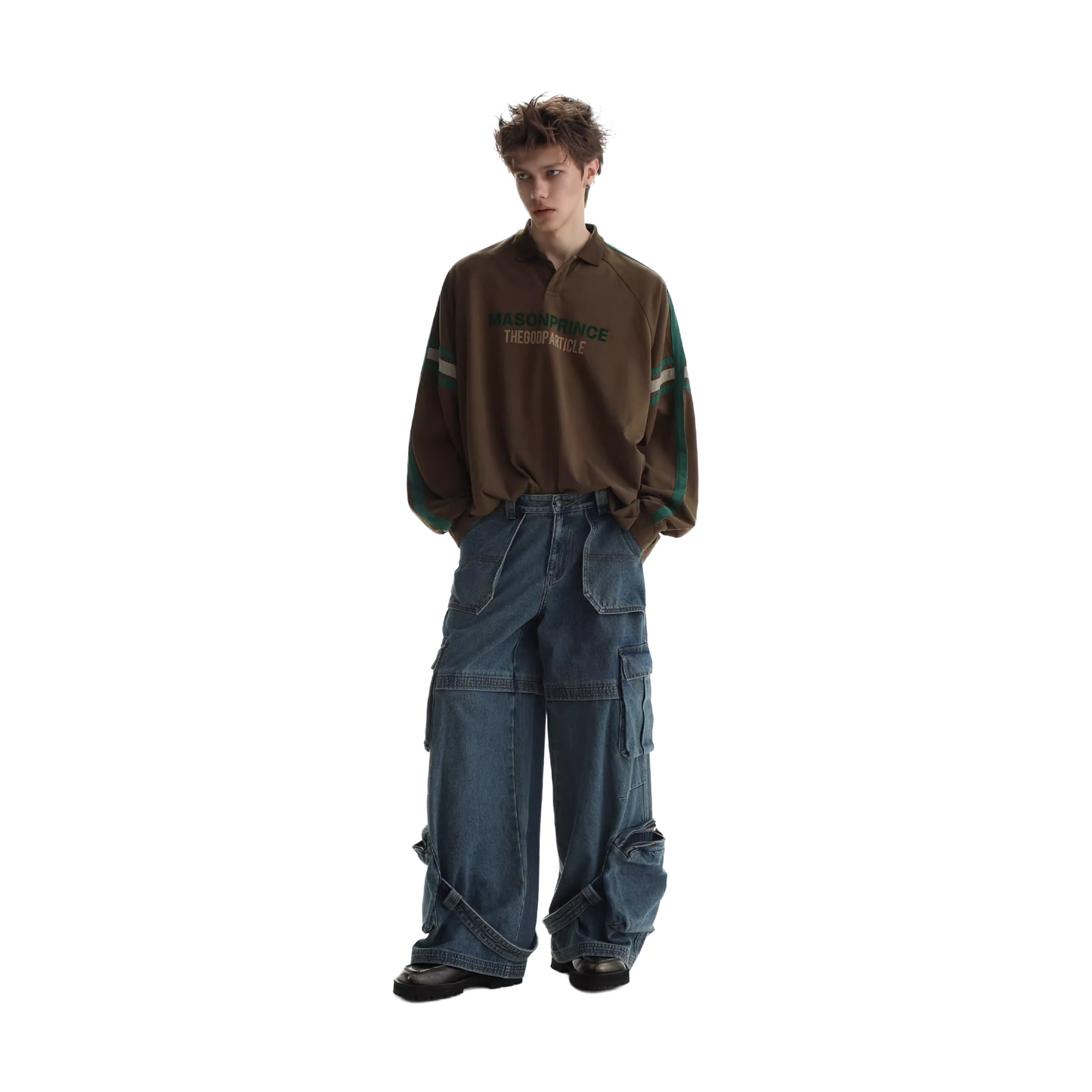 MASONPRINCE x TGPM Bund Show Polo Striped Brown (FW23)