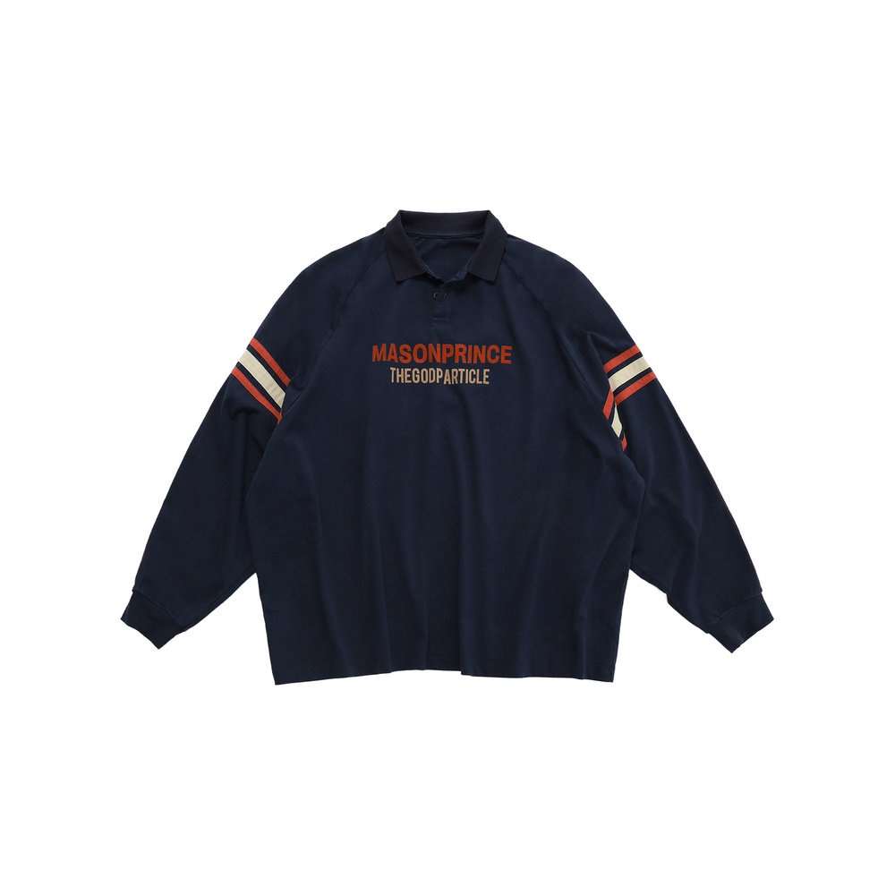 MASONPRINCE x TGPM Bund Show Polo Striped Navy Blue (FW23)