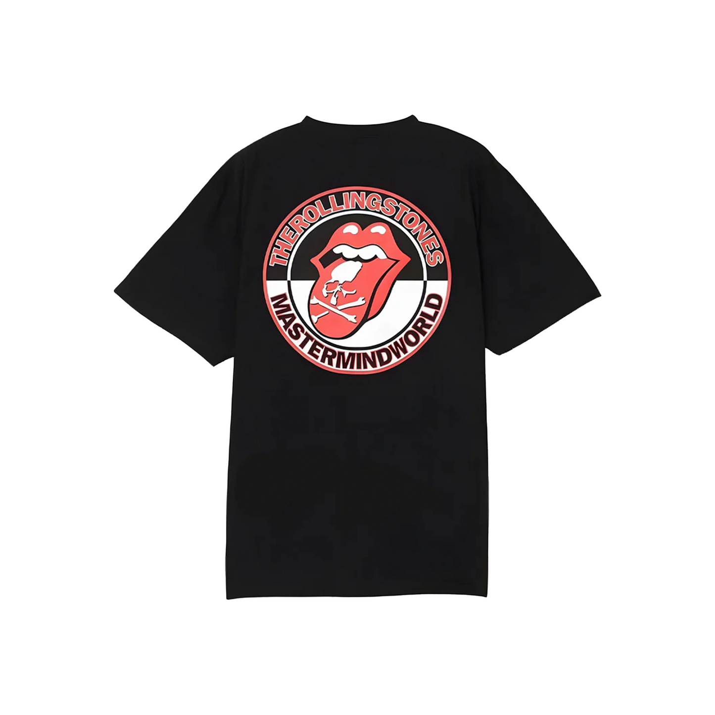 MASTERMIND WORLD x The Rolling Stones RS9 World Tongue Tee Black (SS24)