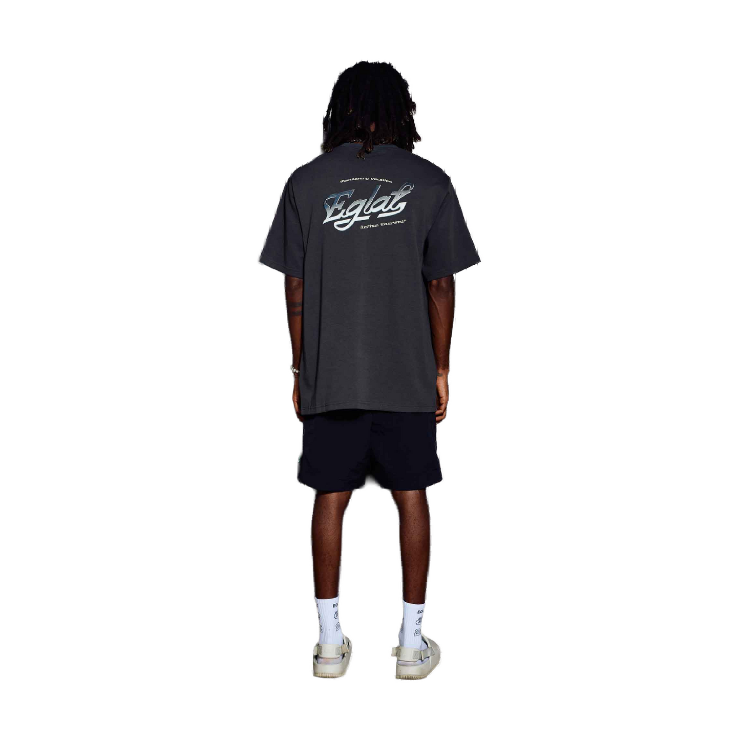 EGLAF MV Gradient Logo Tee Dark Grey (FW25)