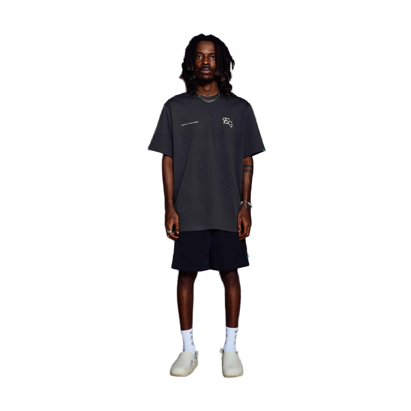 EGLAF MV Gradient Logo Tee Dark Grey (FW25)