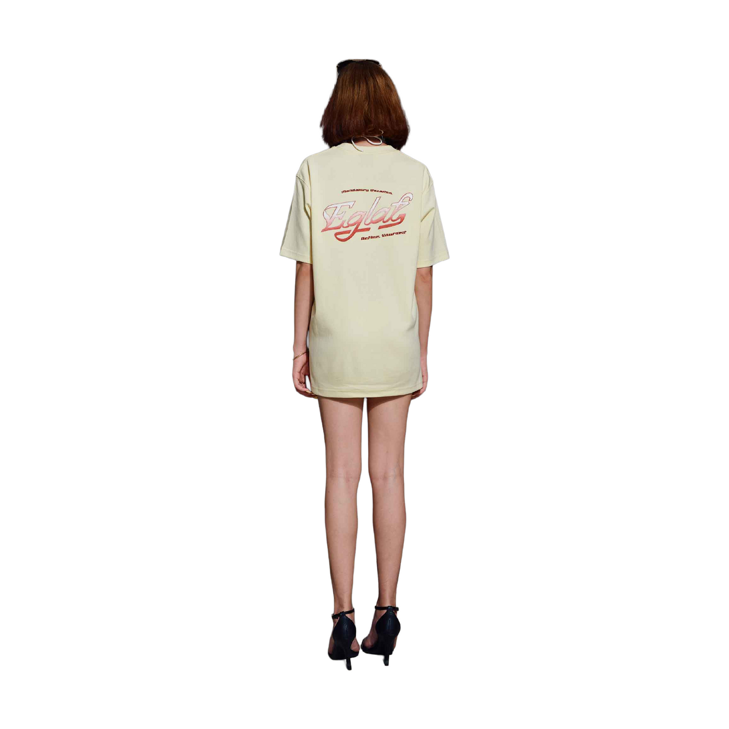 EGLAF MV Gradient Logo Tee Yellow (FW25)