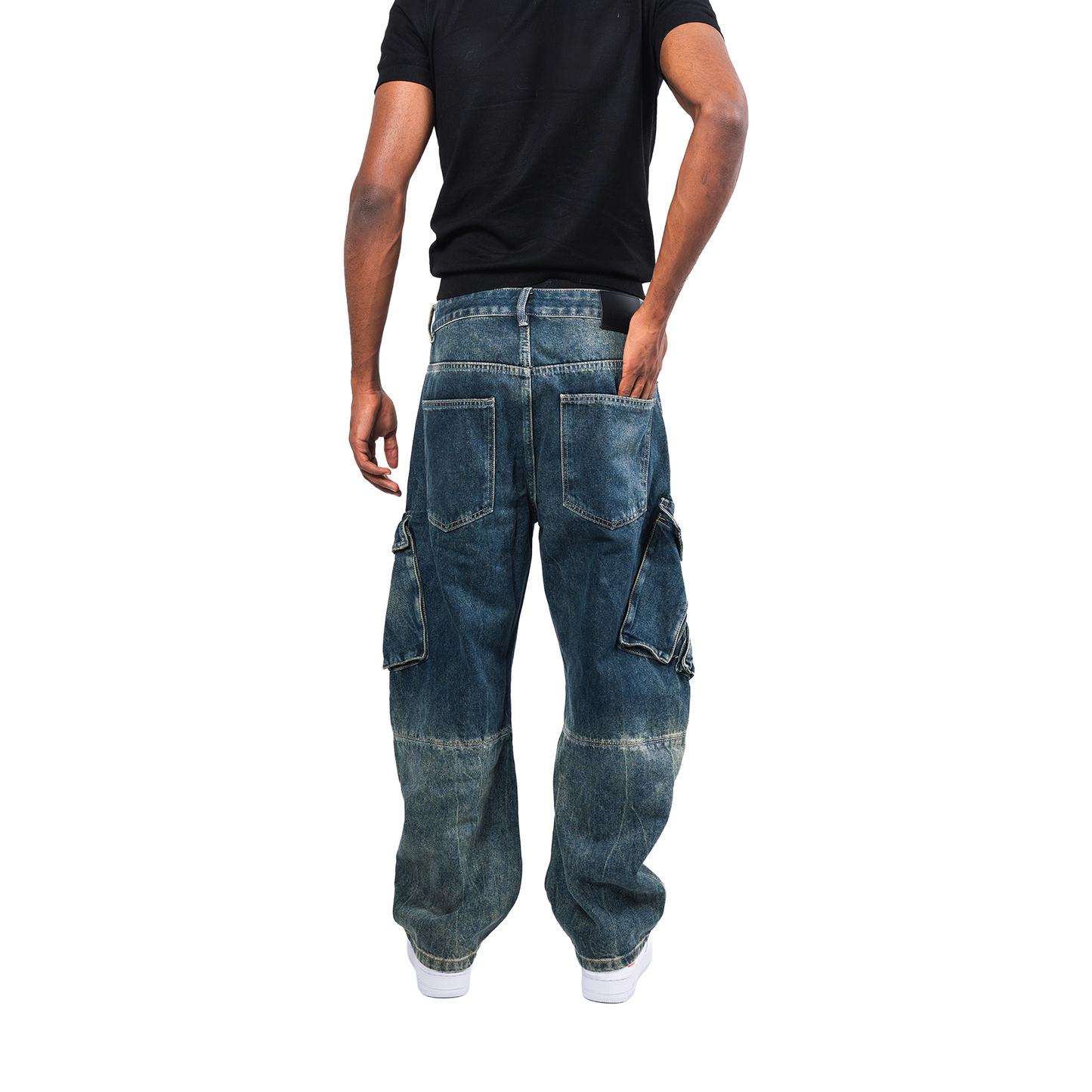 RAW/21 Modular Washed Baggy Denim Jeans Blue (SS26)