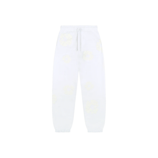 Denim Tears Cotton Wreath Sweatpants White Monochrome (SS24)