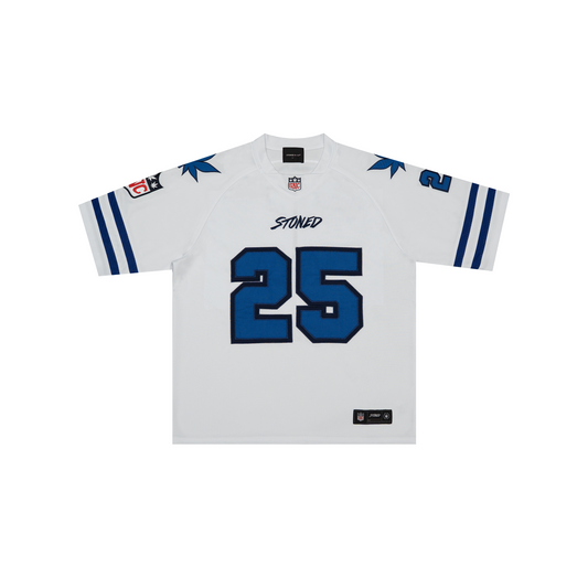 Stoned & Co ® FORCE : NFL Jersey White (SS25)