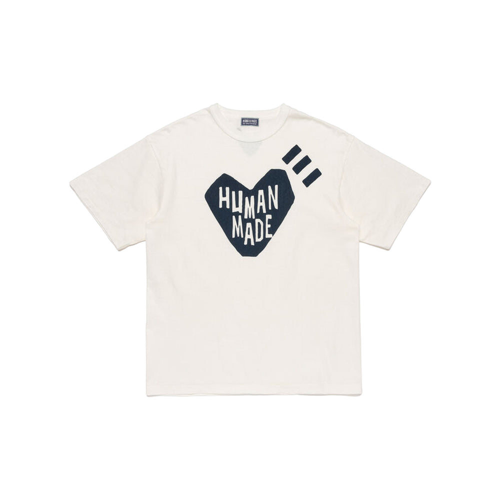 Human Made Ningensei Heart Tee White (SS26)