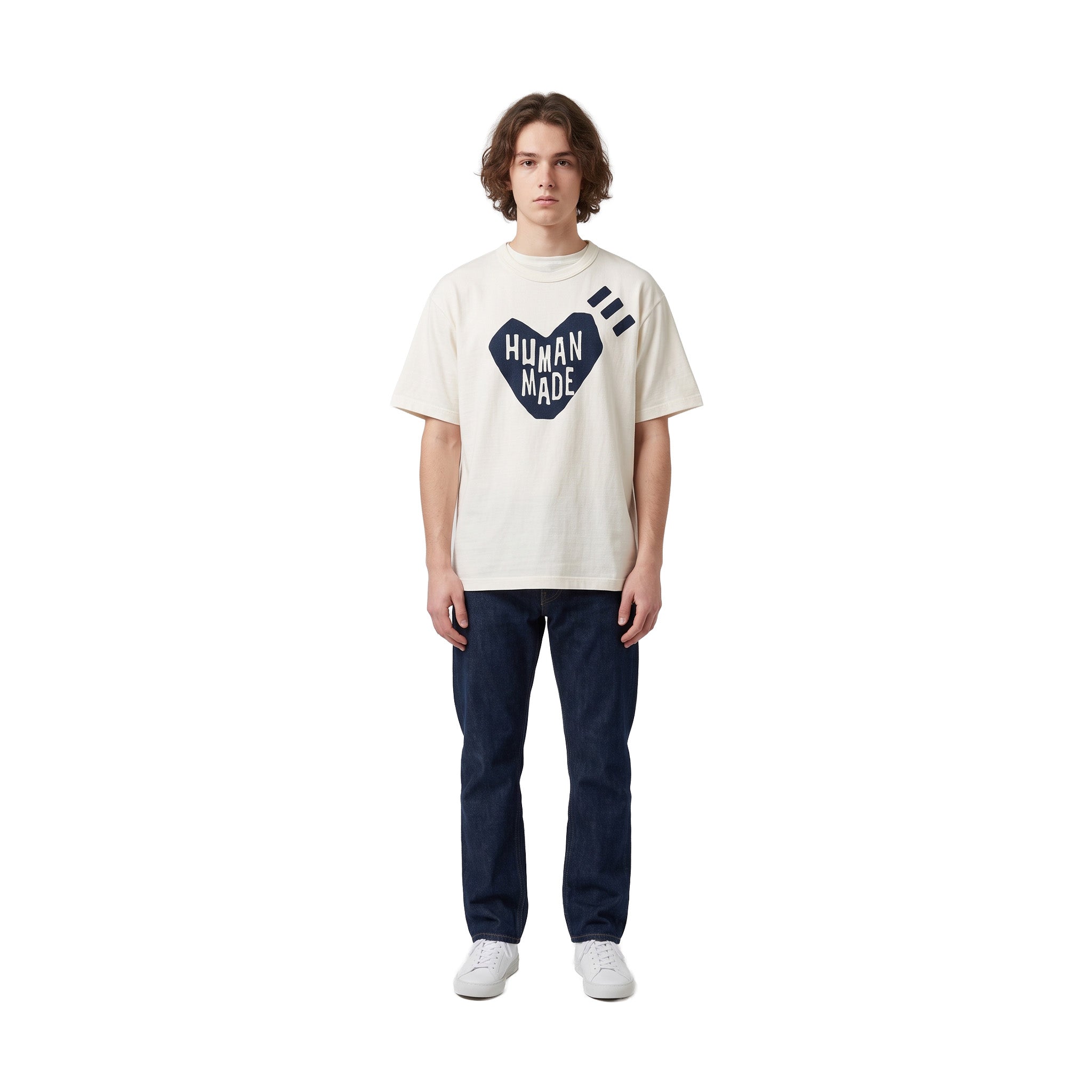 完売品 HUMAN MADE NINGENSEI HEART Tシャツ XL Human Made Ningensei Heart Tee White (SS26) – STEALPLUG KL