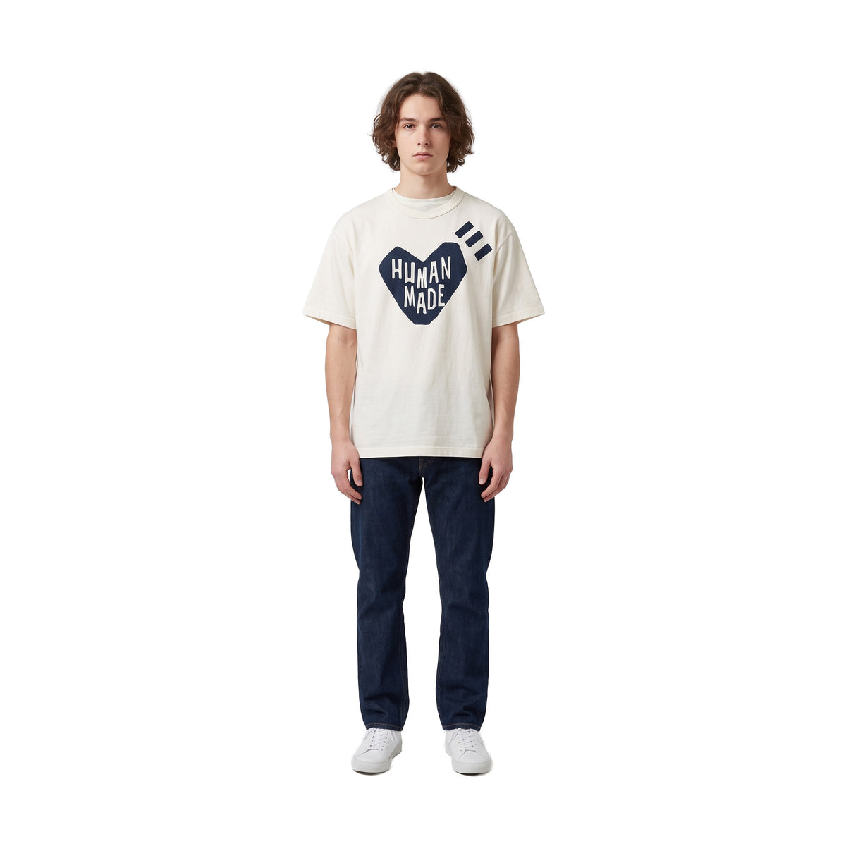 Human Made Ningensei Heart Tee White (SS26)