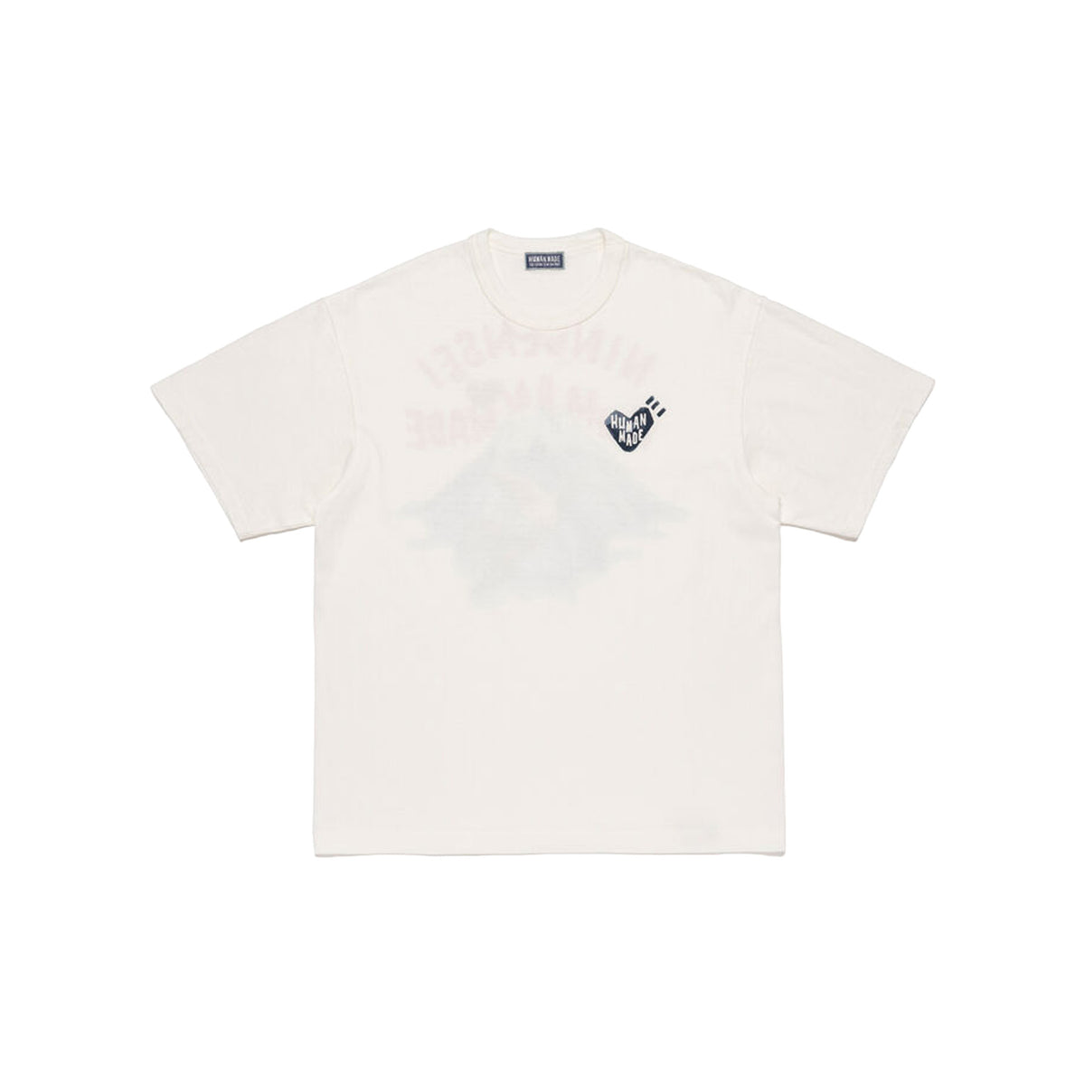Human Made Ningensei Wa Graphic Tee White (SS26)