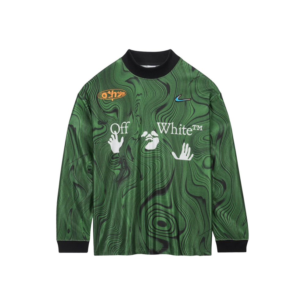 Nike x OFF WHITE All Over Print Jersey Kelly Green FW23 STEALPLUG KL