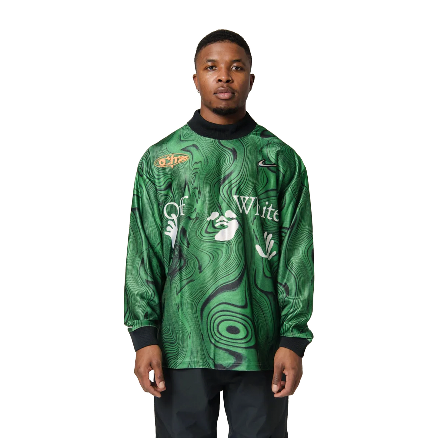 Nike x OFF-WHITE All-Over Print Jersey Kelly Green (FW23)