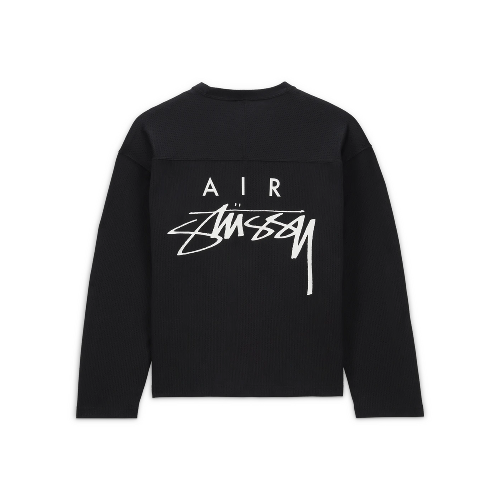 Nike x Stussy Dri-FIT Long Sleeve Mesh Jersey Black (FW23)