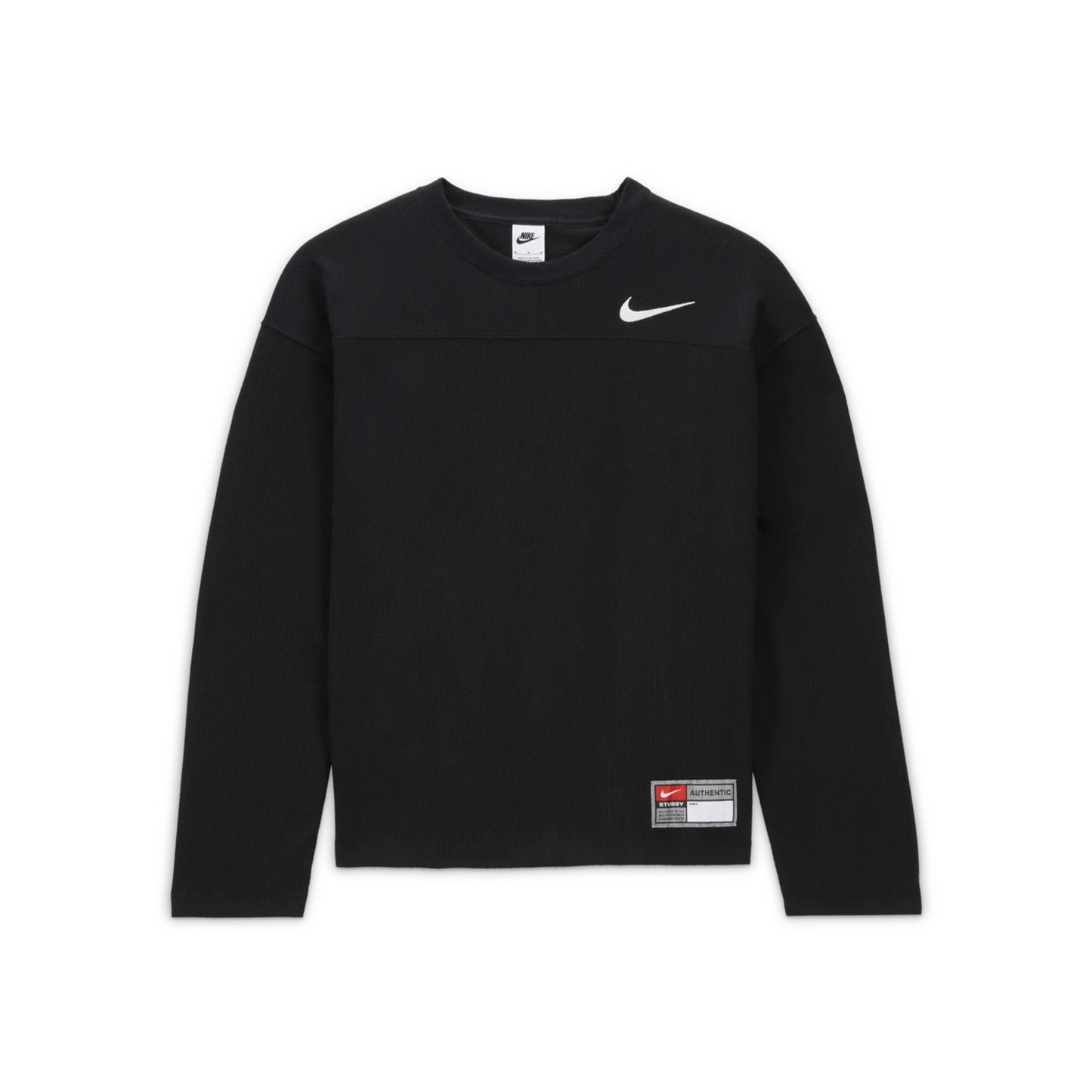 Nike x Stussy Dri-FIT Long Sleeve Mesh Jersey Black (FW23