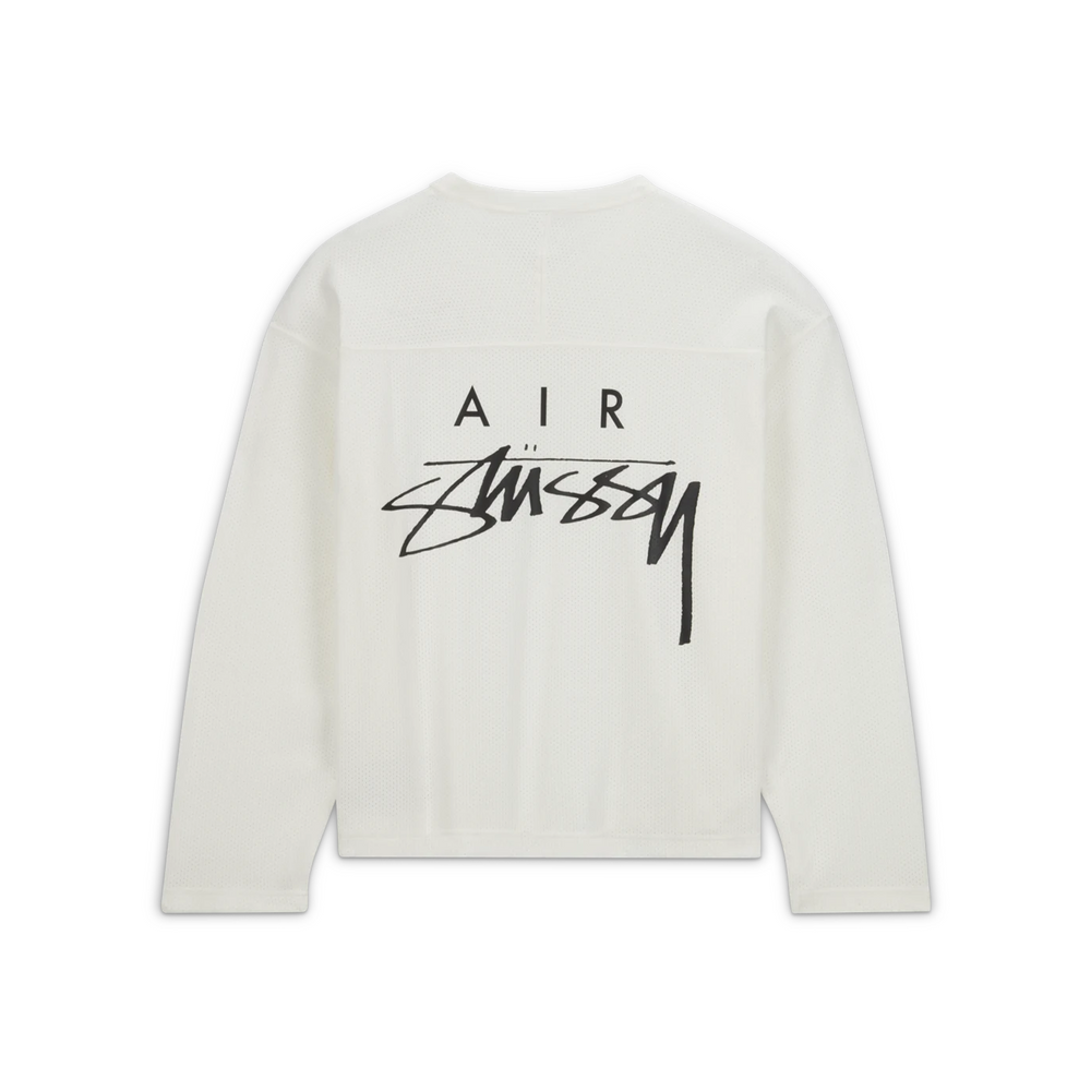 Nike x Stussy Dri-FIT Long Sleeve Mesh Jersey White (FW23)
