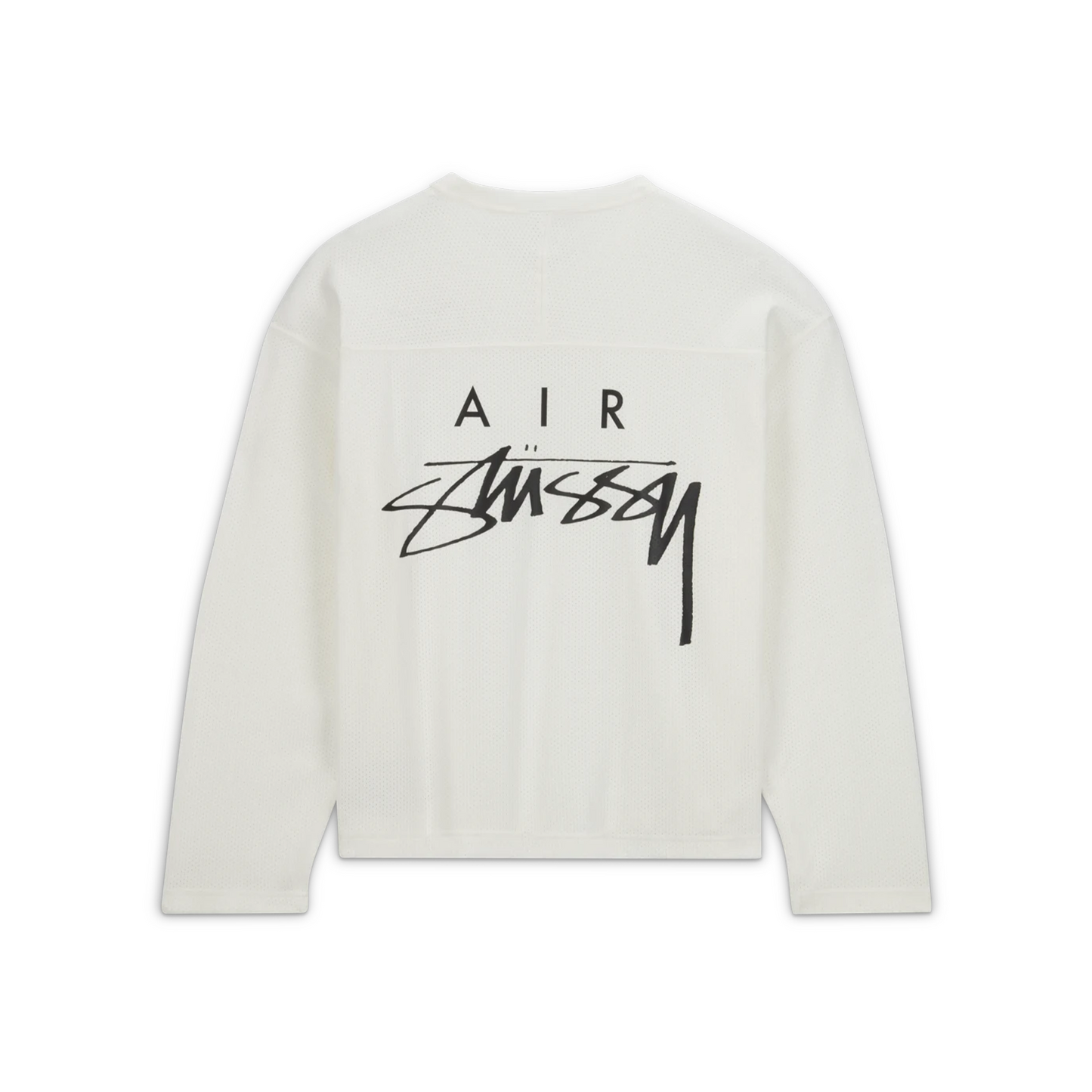 Nike x Stussy Dri-FIT Long Sleeve Mesh Jersey White (FW23)