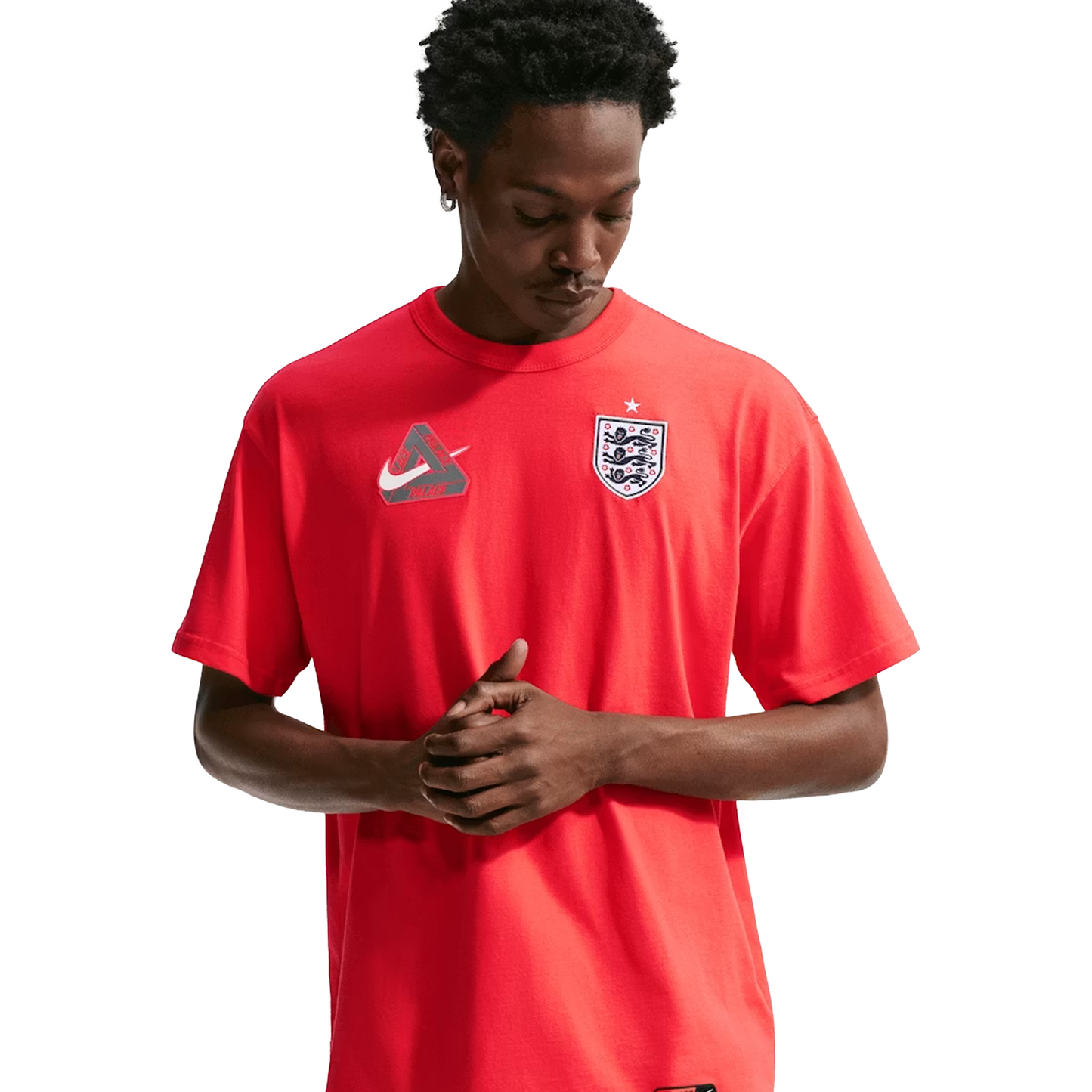 Nike x Palace England Tee Light Crimson (SS26)