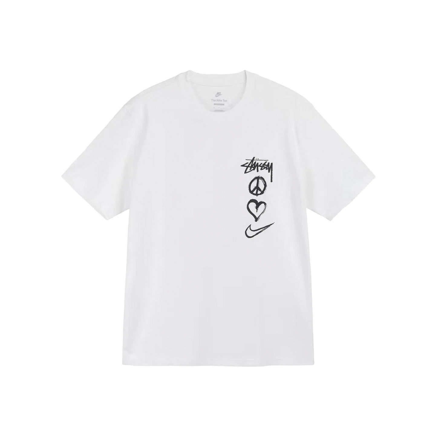 Nike x Stussy Peace, Love, Swoosh Tee White (SS22)