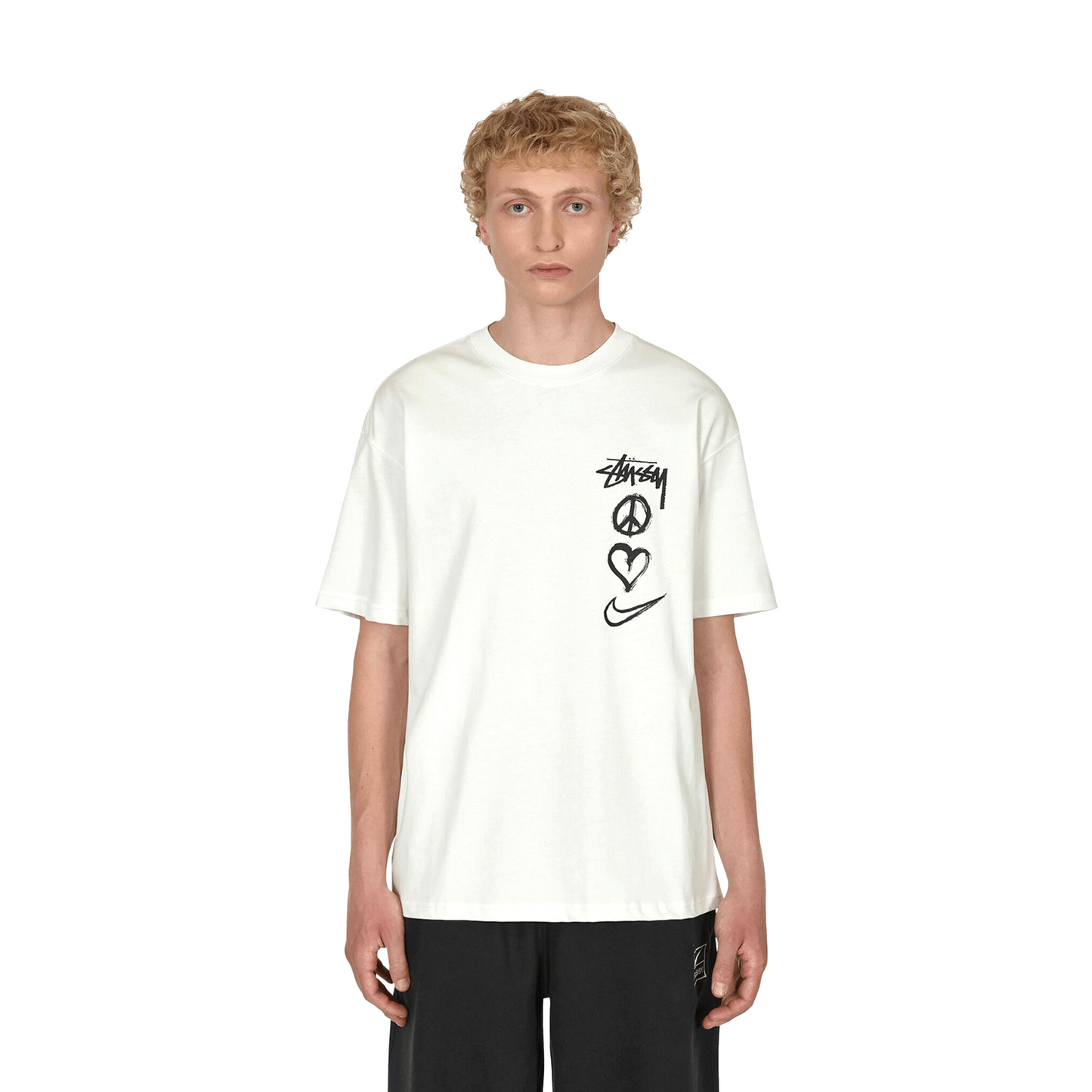 Nike x Stussy Peace, Love, Swoosh Tee White (SS22)