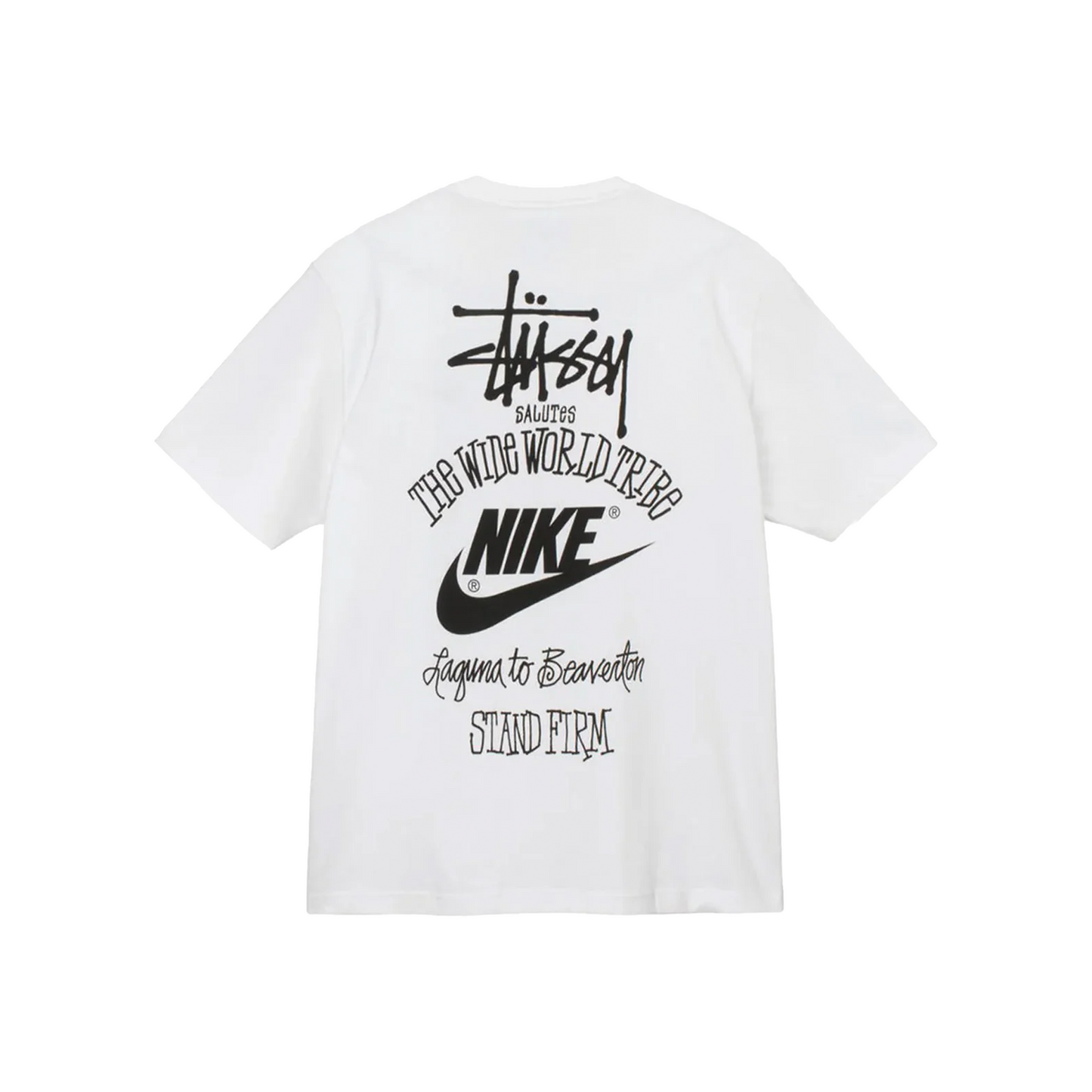 Nike x Stussy The Wide World Tribe Tee White (SS23)