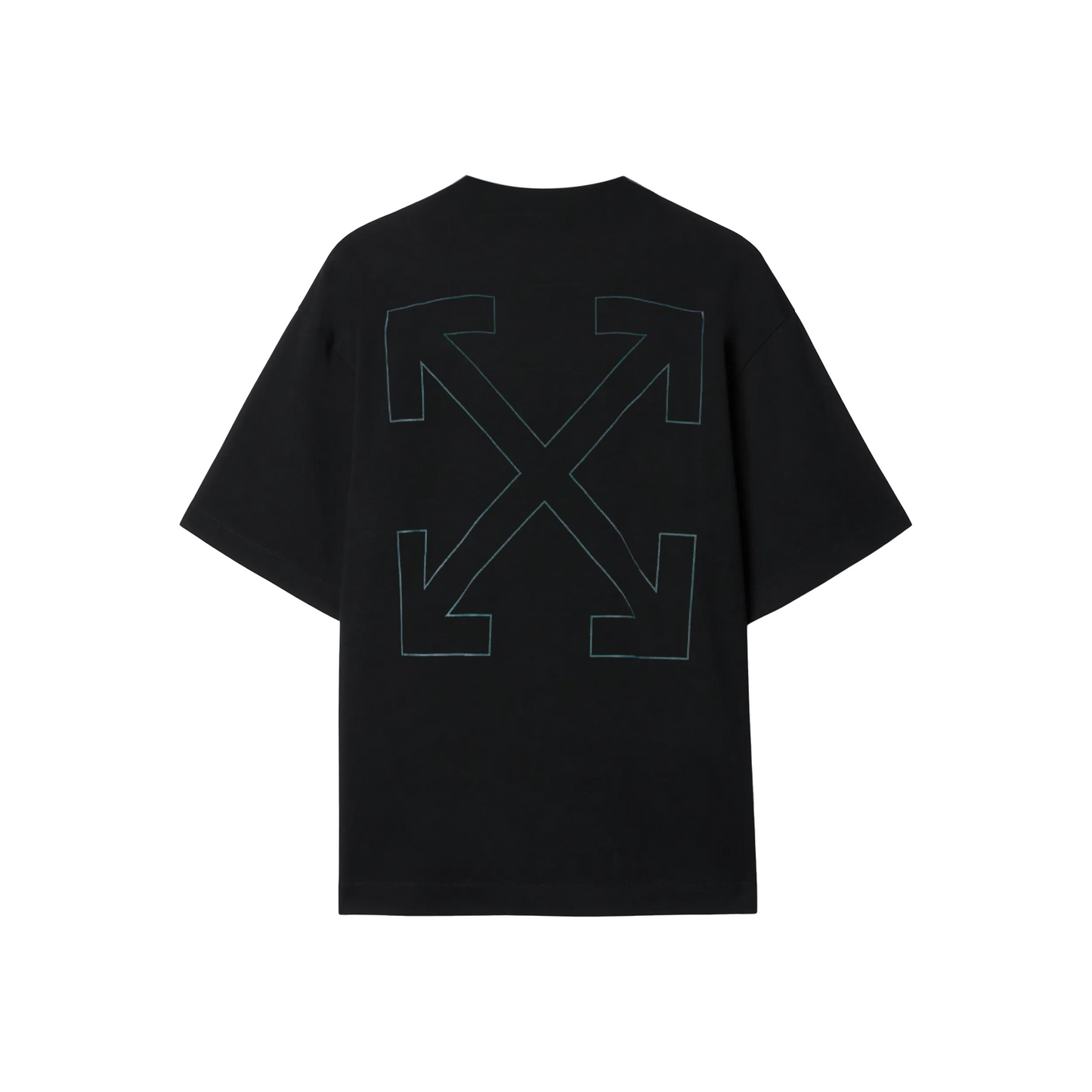 OFF-WHITE Banknote Arrow Skate S/S Tee Black/Cash Green (SS25)