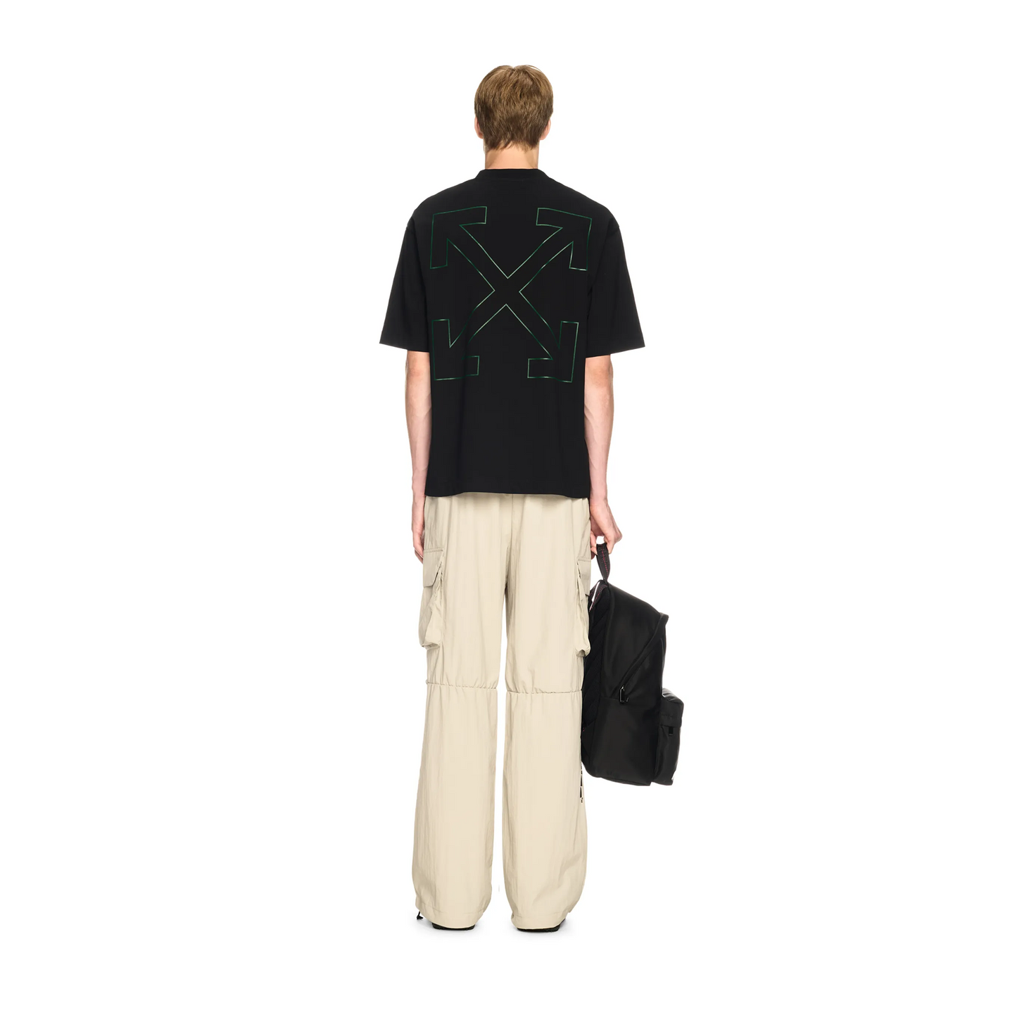 OFF-WHITE Banknote Arrow Skate S/S Tee Black/Cash Green (SS25)