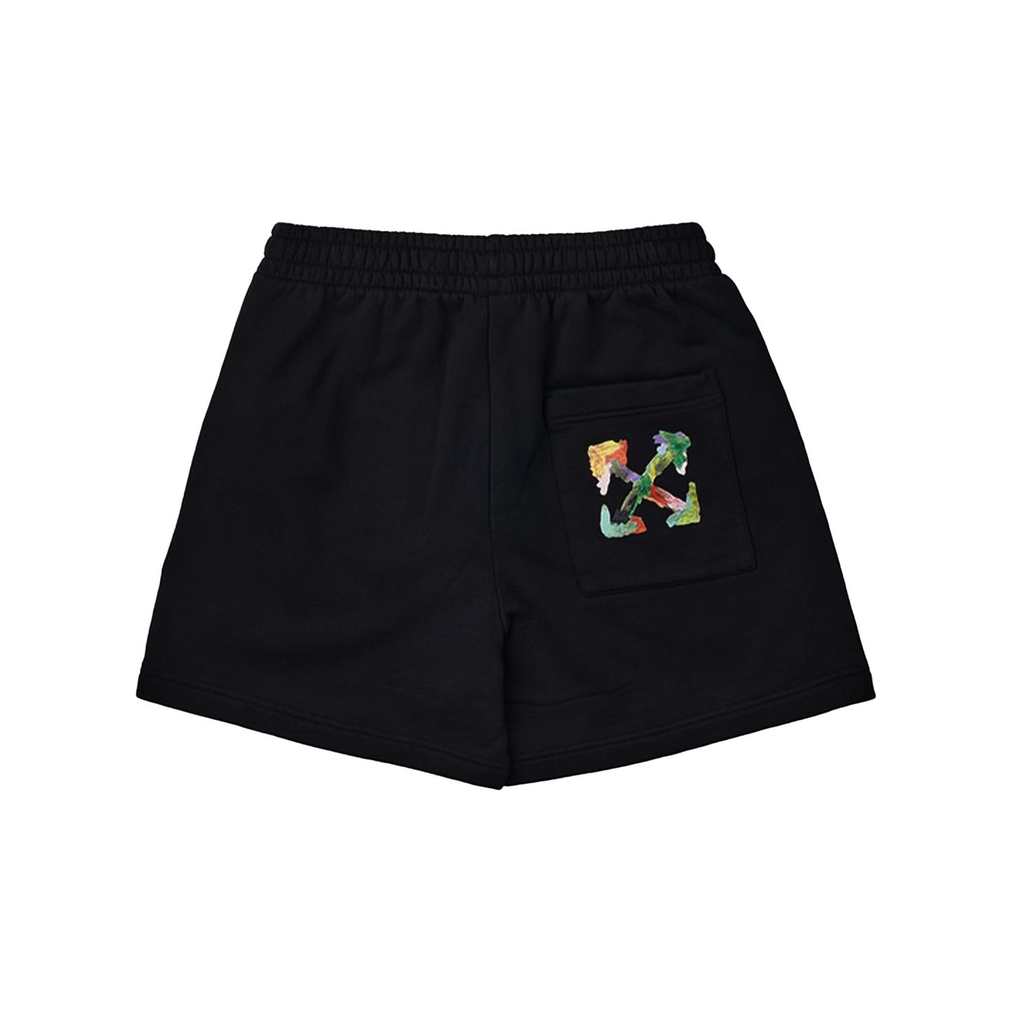 OFF-WHITE Brush Arrow Summer Sweatshorts Black/Multicolour (SS23)