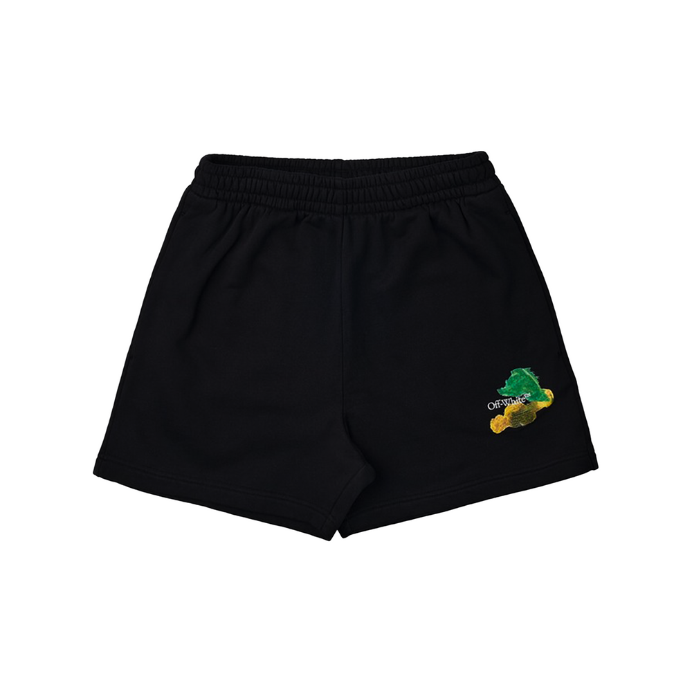 OFF-WHITE Brush Arrow Summer Sweatshorts Black/Multicolour (SS23)