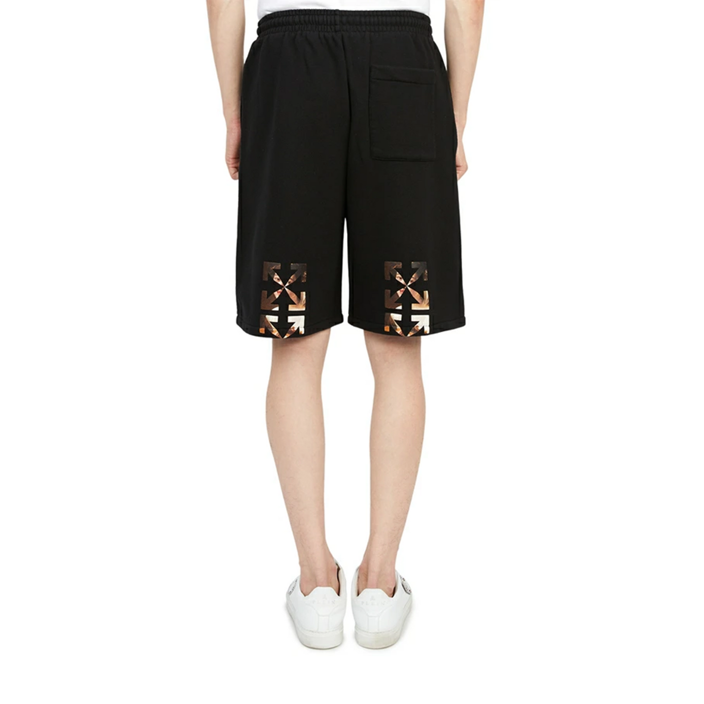 OFF-WHITE Caravaggio Lute Skate Sweatshorts Black/White (SS22)