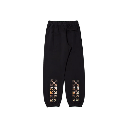 OFF-WHITE Caravaggio Lute Slim Sweatpants Black/White (SS22)