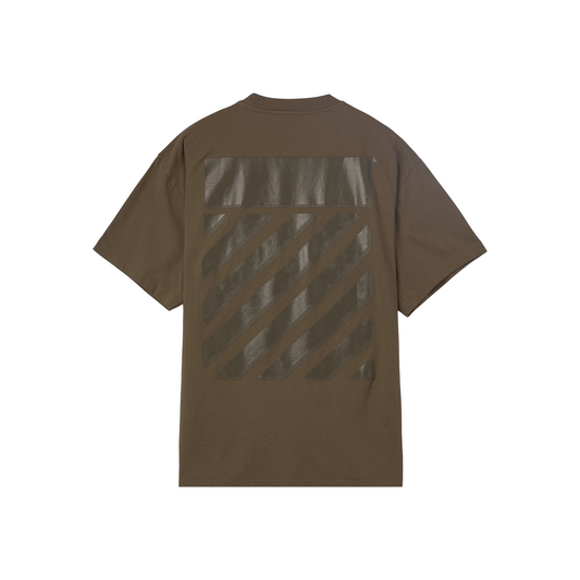 OFF-WHITE Diagonal Tab Oversized S/S Tee Army Green/Army Green (SS22)