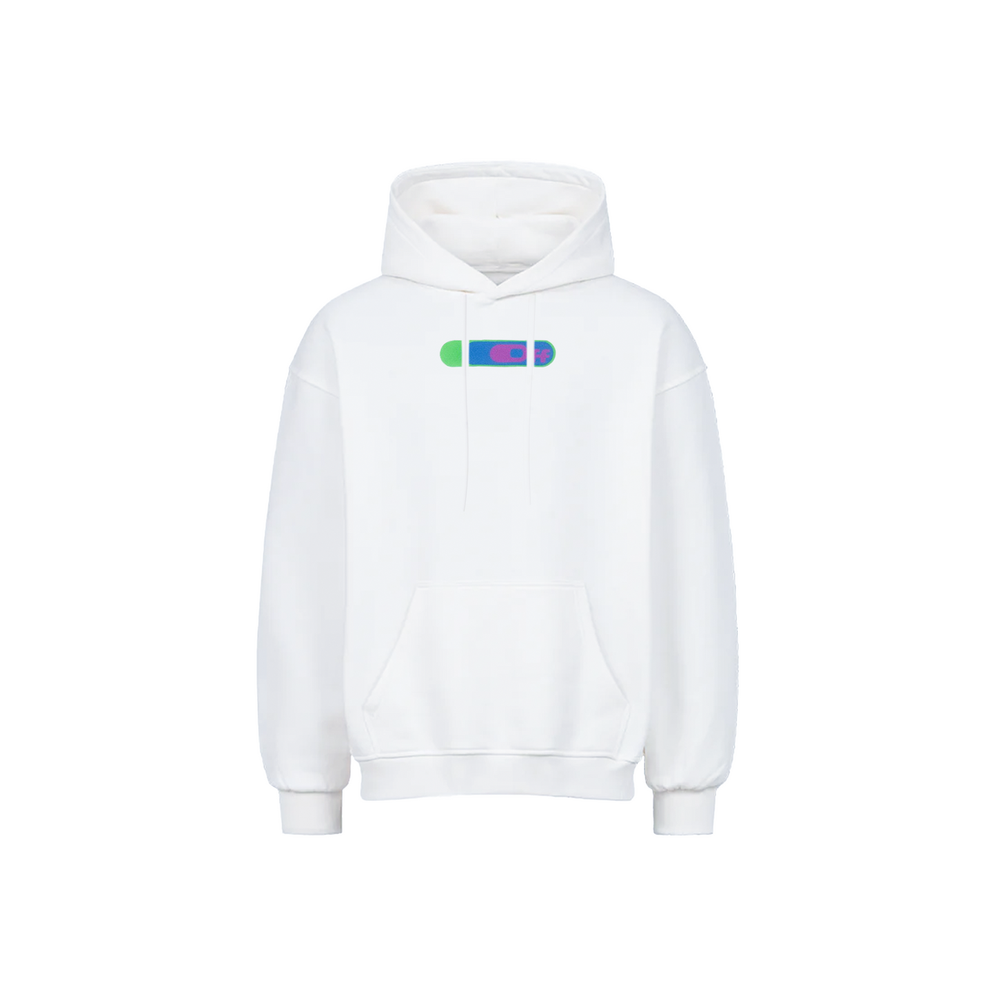 OFF-WHITE High Weed Extra Long Hoodie White/Green (SS22)