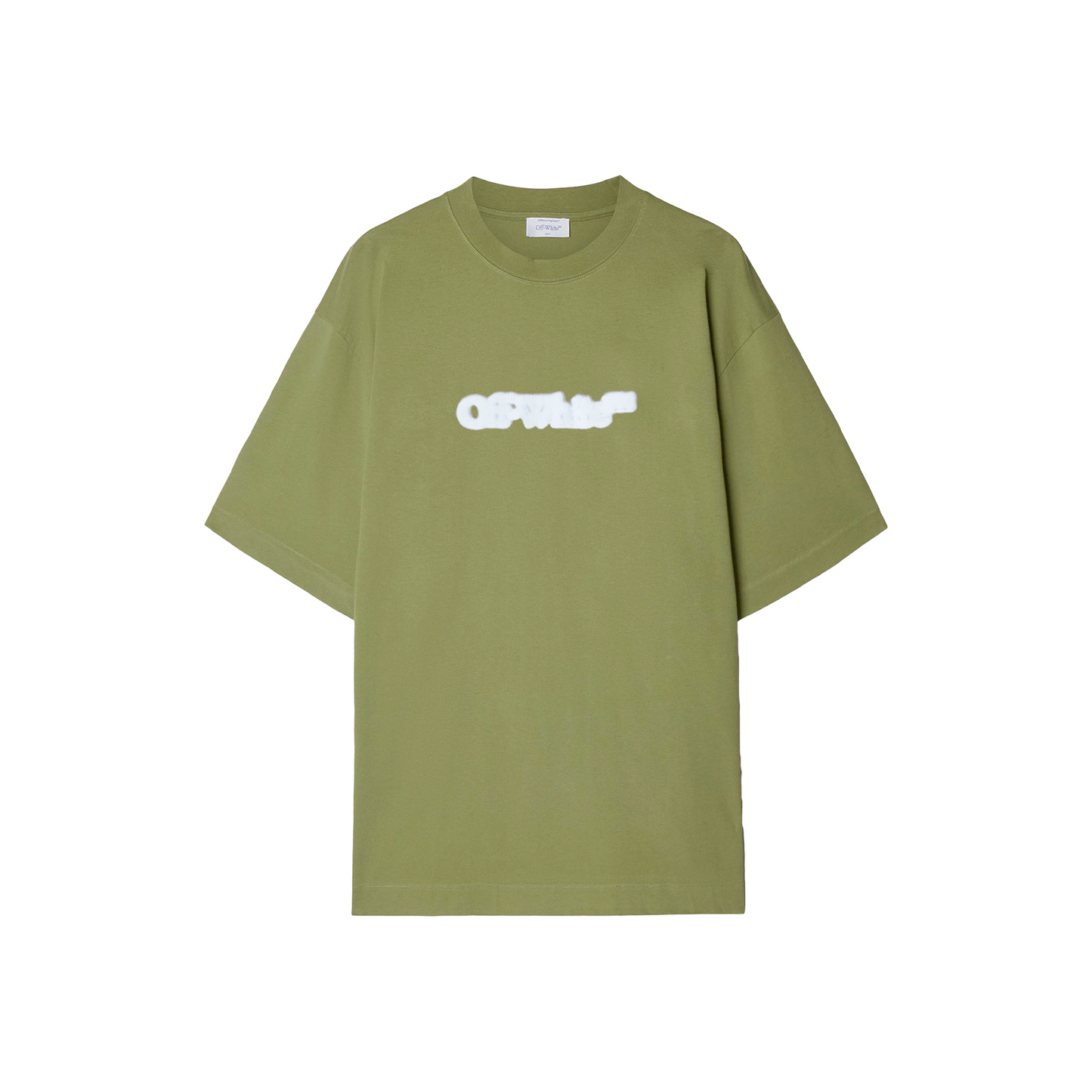 OFF-WHITE Spray Arrow Slim S/S Tee Winter Moss/White (SS25)