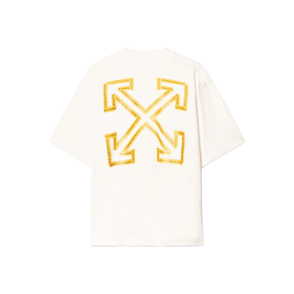 OFF-WHITE Tape Arrow Skate S/S Tee White/Citrus (SS25)