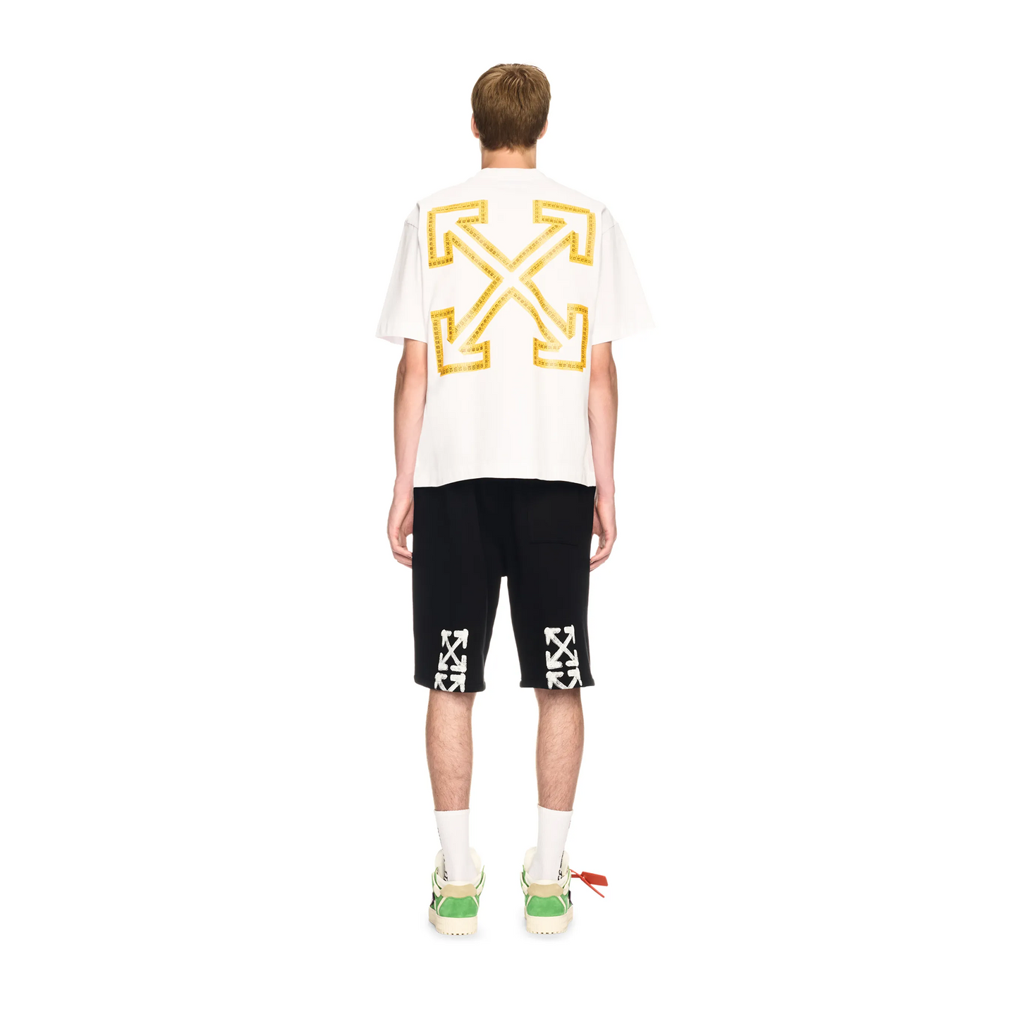 OFF-WHITE Tape Arrow Skate S/S Tee White/Citrus (SS25)